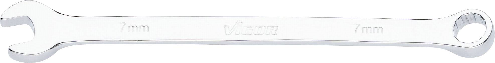 Vigor V7740-7 Ring-Maulschlüssel Schlüsselweite (Metrisch) 7 mm