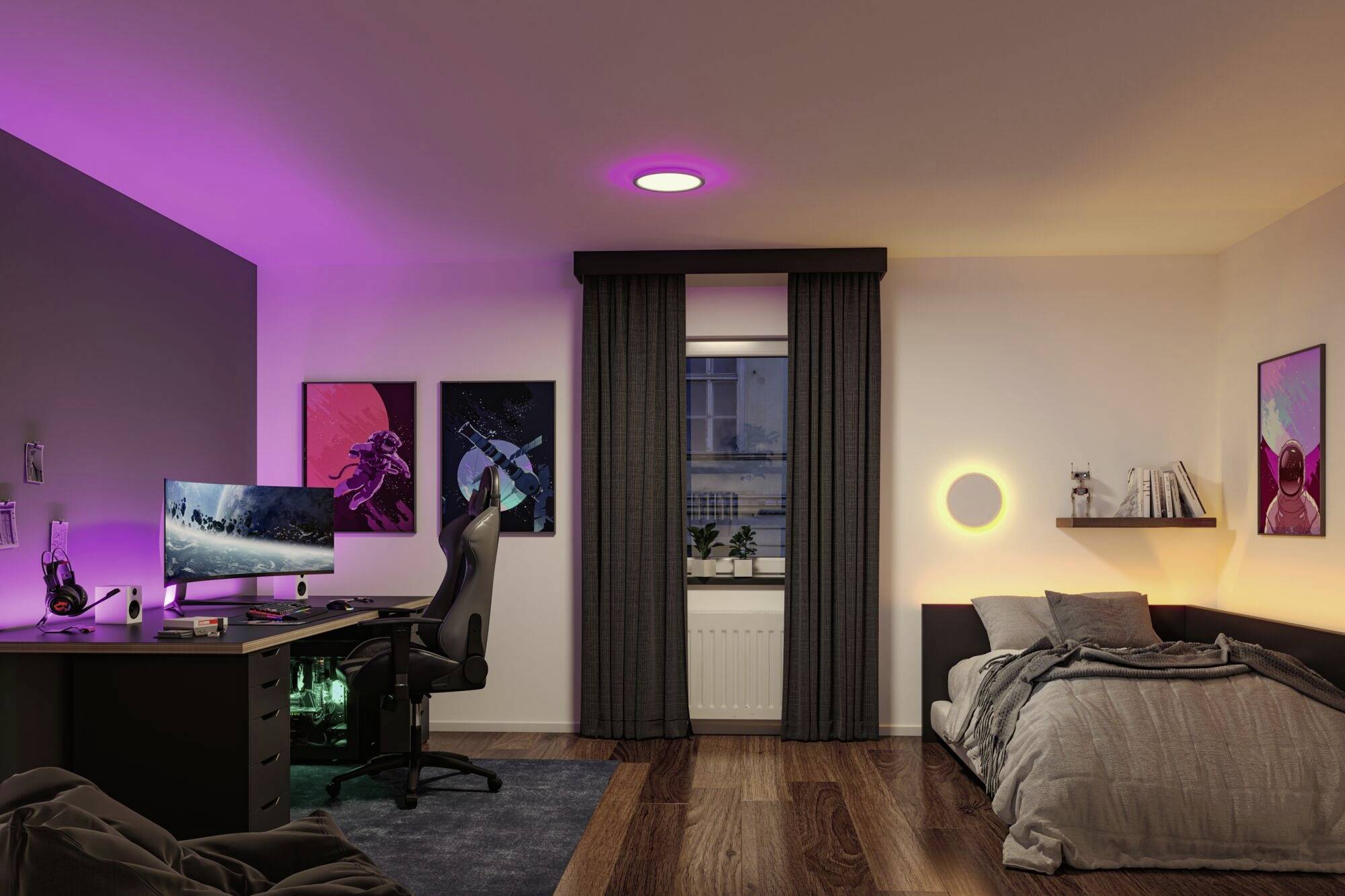 Paulmann Atria Shine 71191 LED-Deckenleuchte 19W Warmweiß Weiß