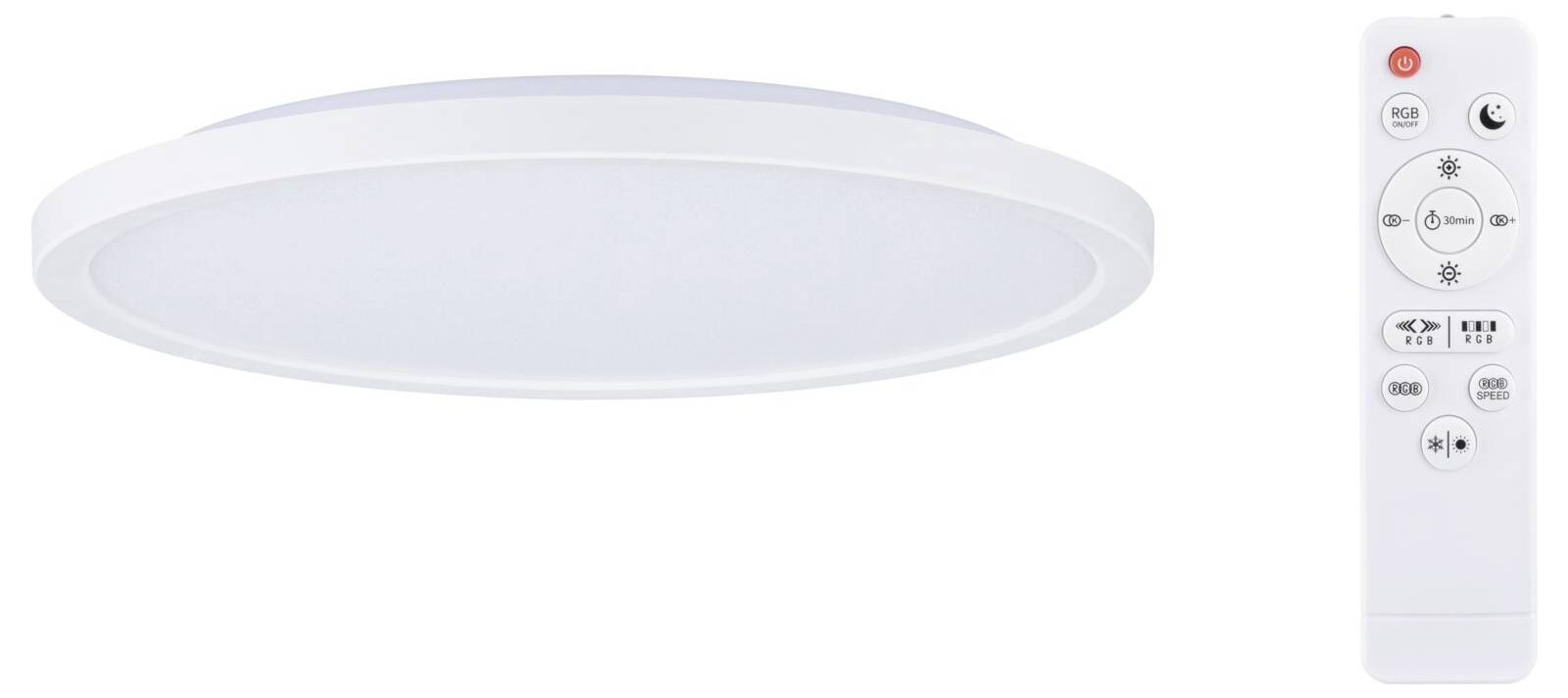 Paulmann Atria Shine 71191 LED-Deckenleuchte 19W Warmweiß Weiß