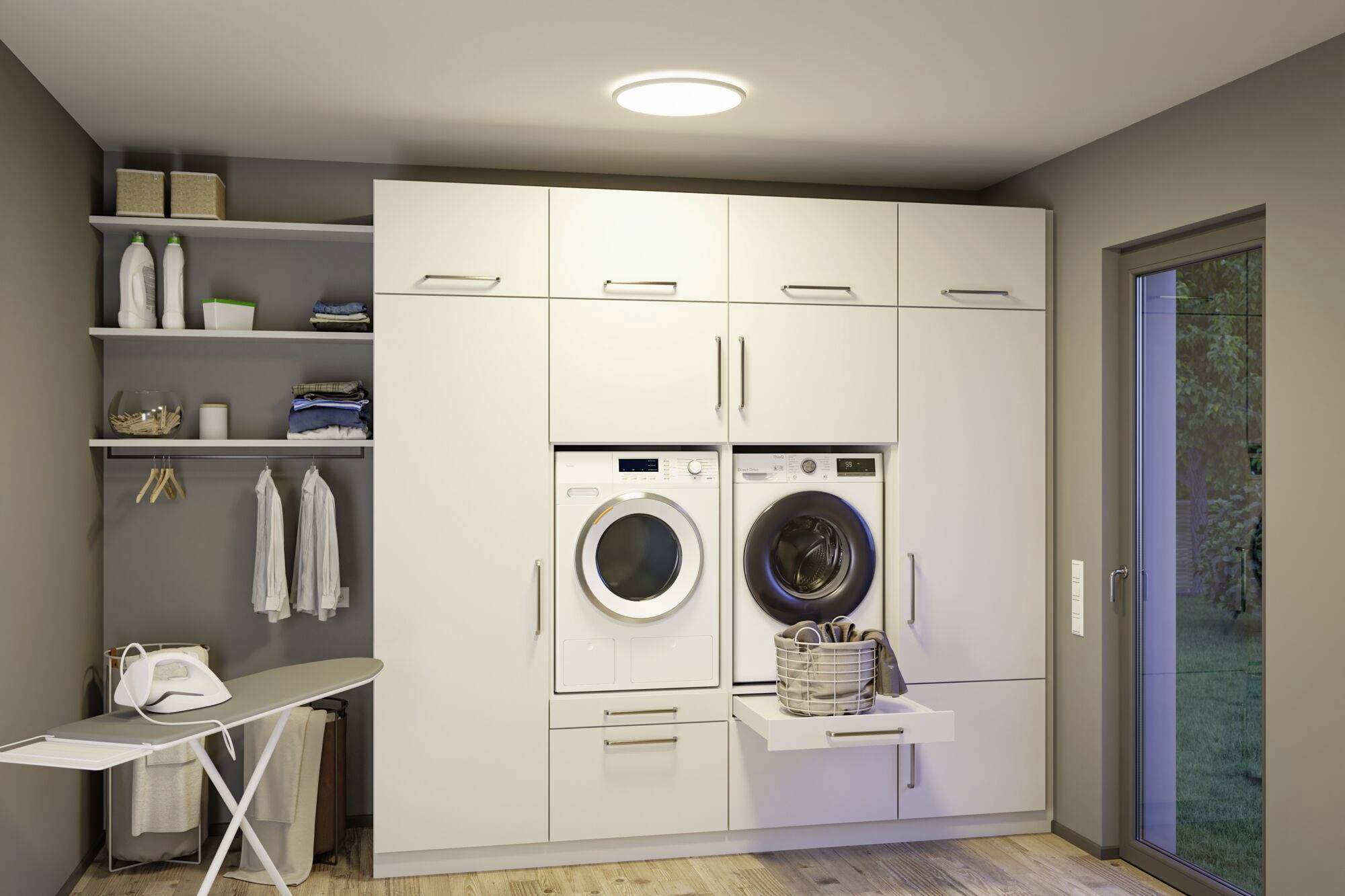 Paulmann Atria Shine 71185 LED-Deckenleuchte 22W Neutralweiß Weiß