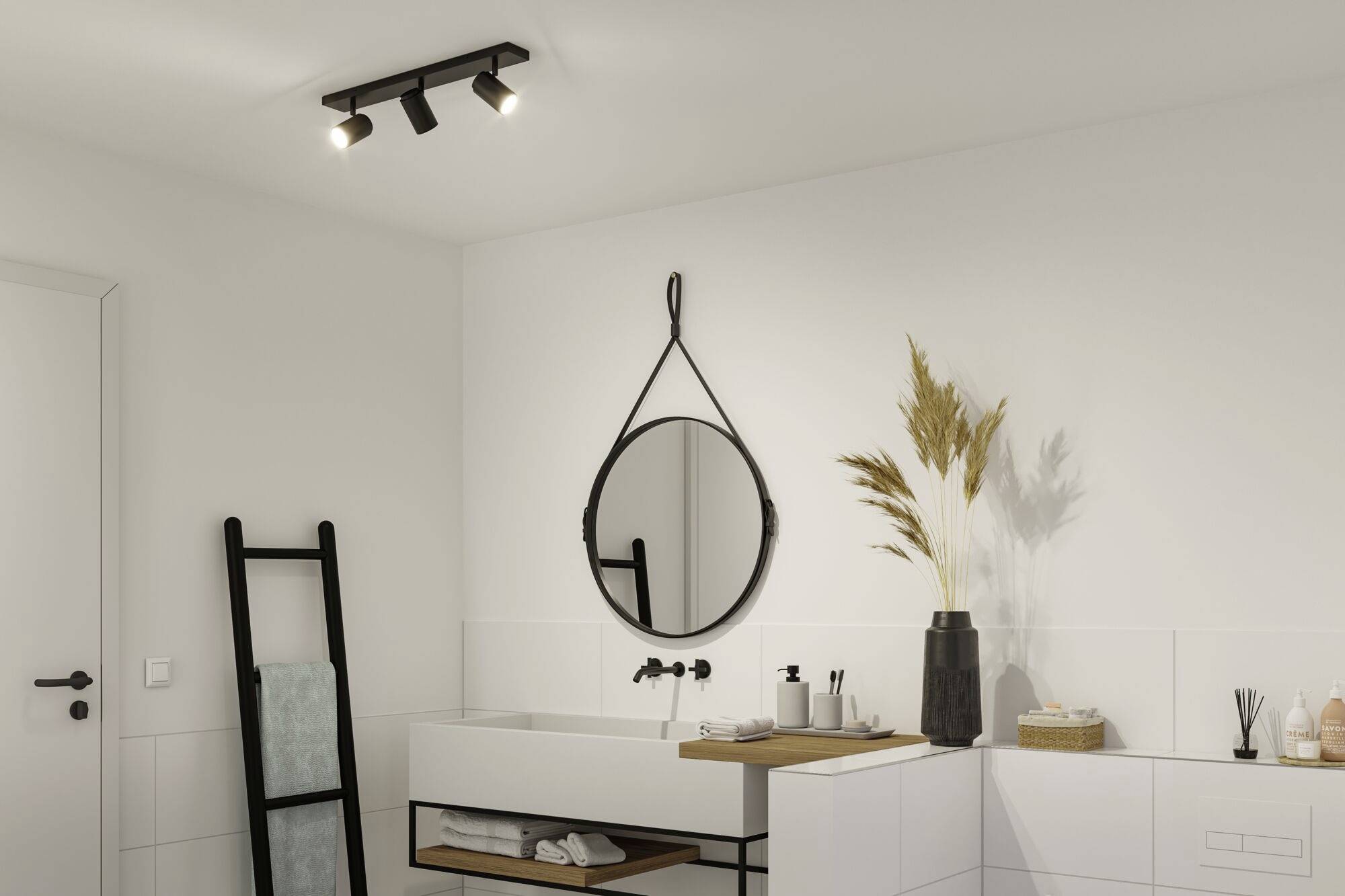 Paulmann 66777 Deckenleuchte GU10 Schwarz (matt)