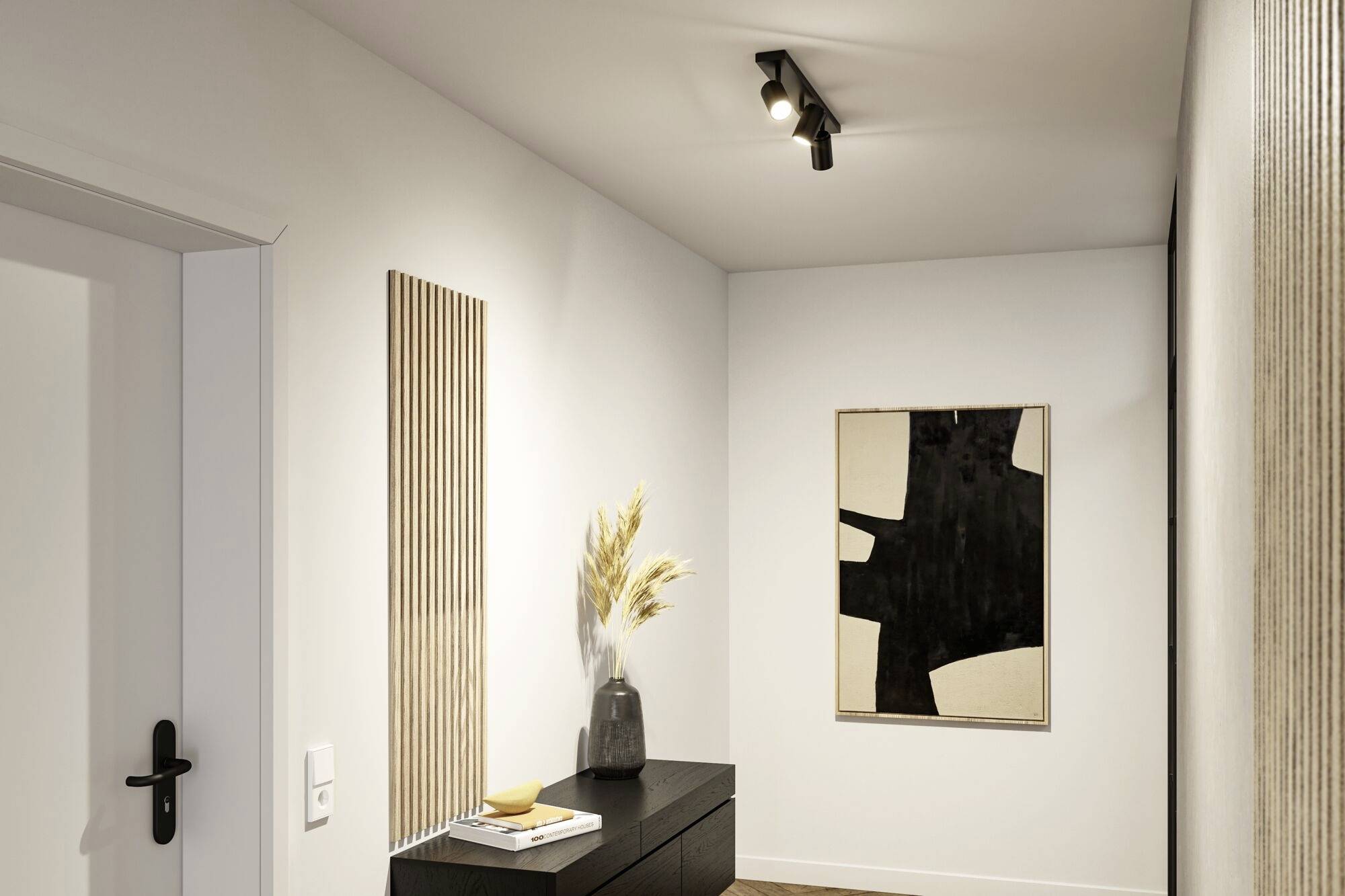 Paulmann 66777 Deckenleuchte GU10 Schwarz (matt)