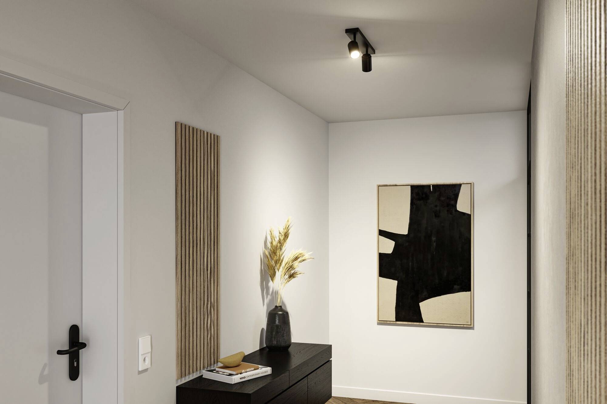 Paulmann 66775 Deckenleuchte GU10 Schwarz (matt)