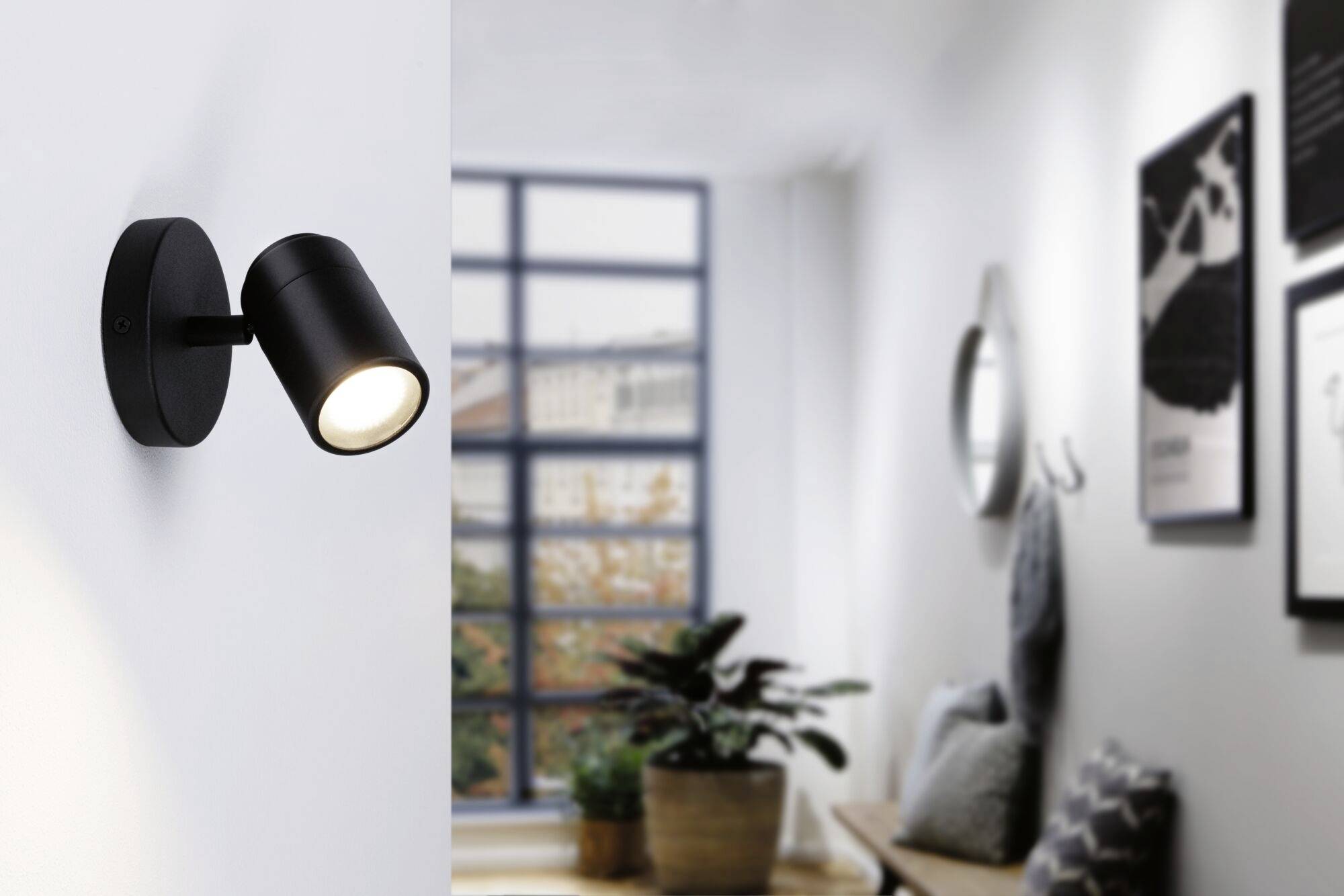 Paulmann 66774 Deckenleuchte GU10 Schwarz (matt)