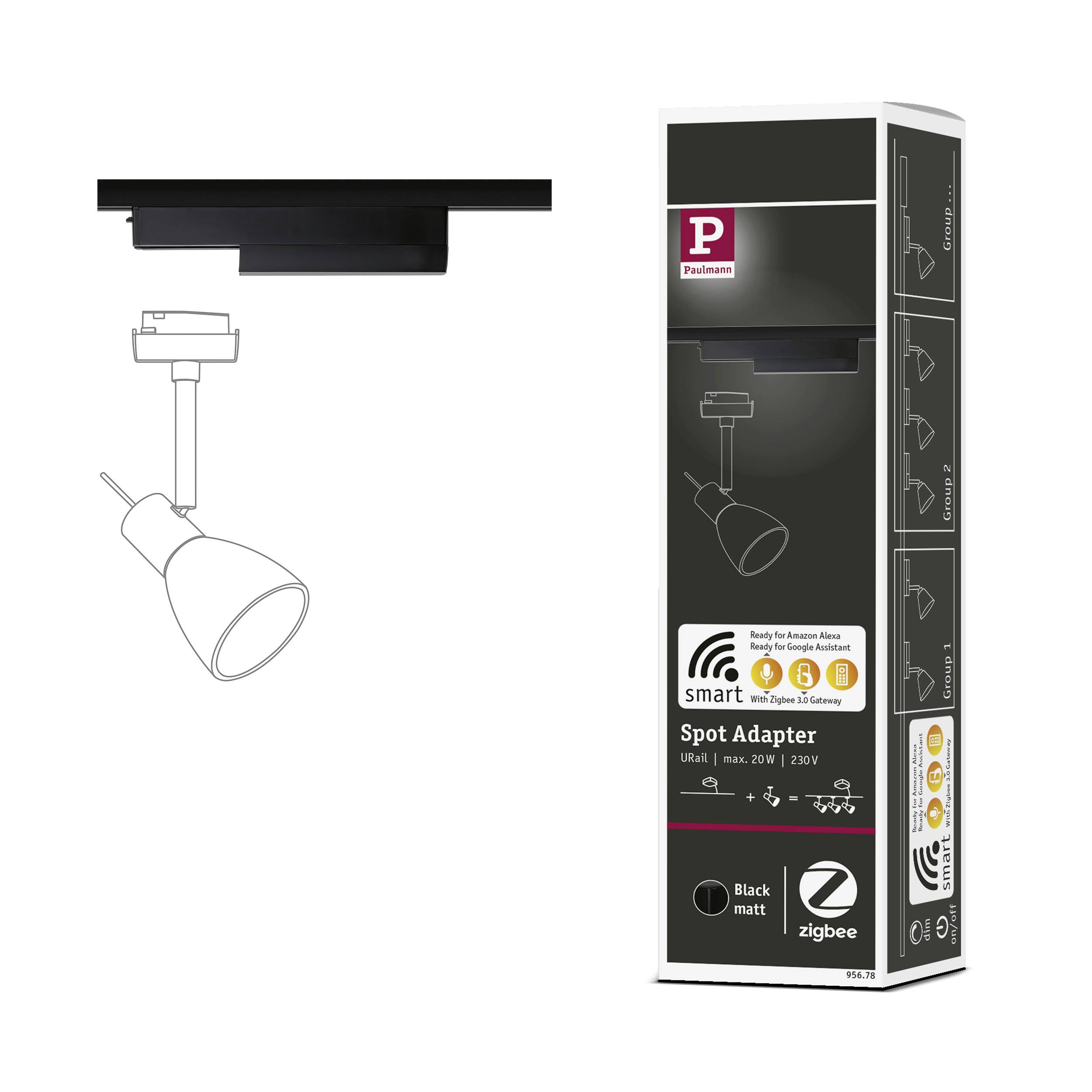 Paulmann 95678 Hochvolt-Schienensystem-Komponente Schwarz (matt)