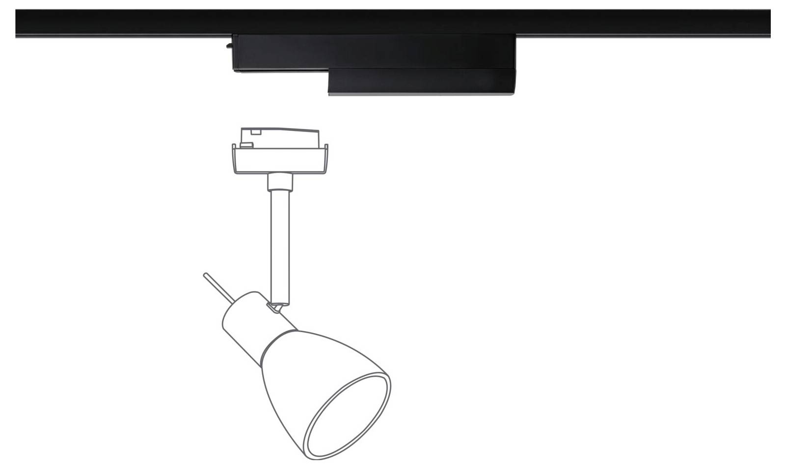 Paulmann 95678 Hochvolt-Schienensystem-Komponente Schwarz (matt)