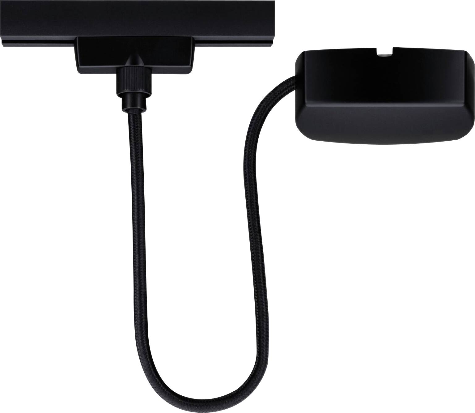 Paulmann 95672 Hochvolt-Schienensystem-Komponente Einspeiser Schwarz (matt)