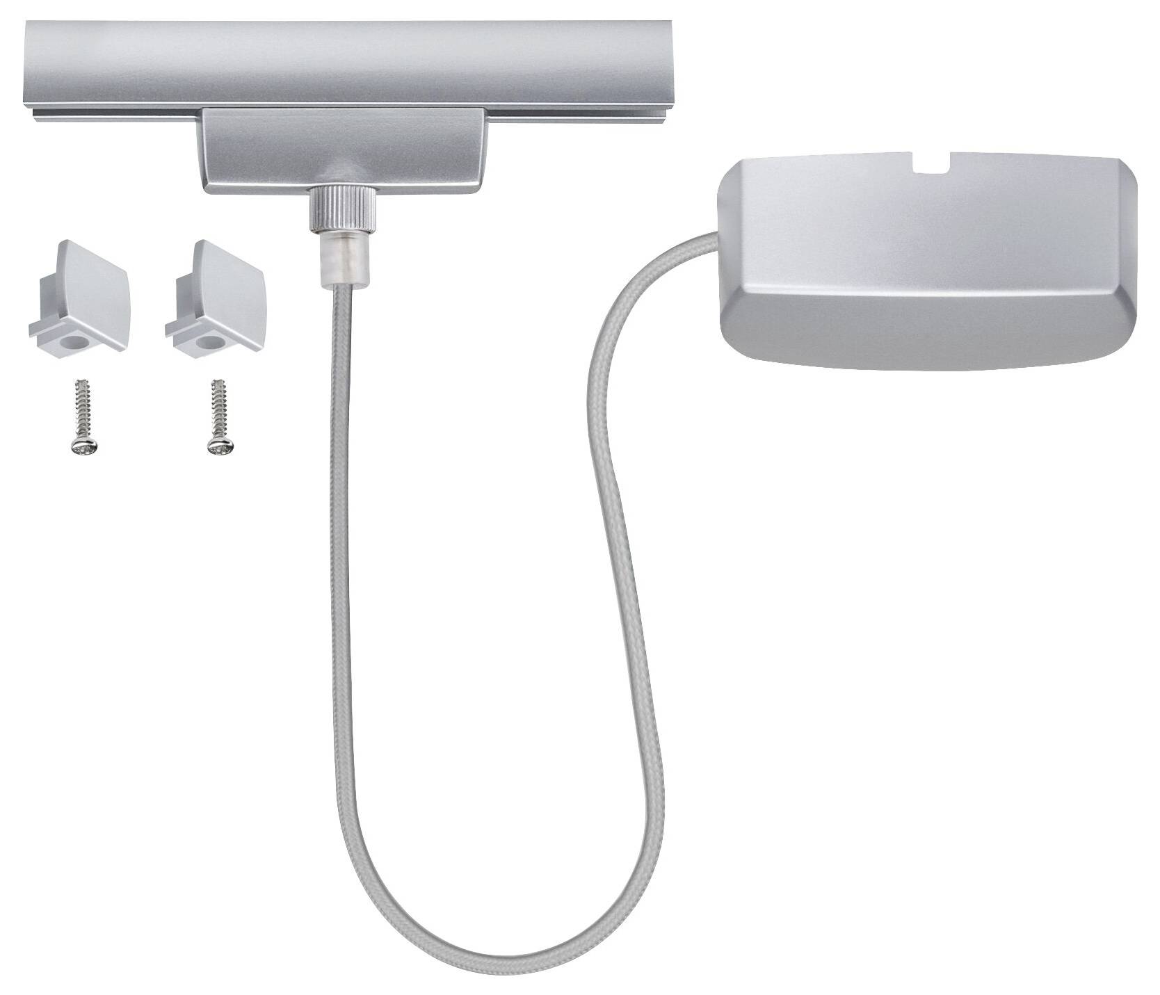 Paulmann 95670 Hochvolt-Schienensystem-Komponente Einspeiser Chrom (matt)