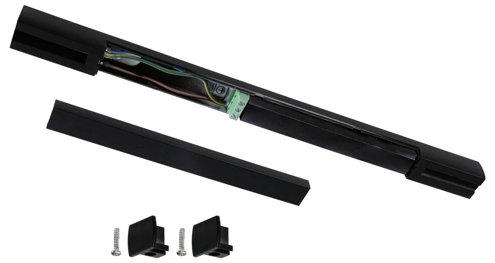 Paulmann 95669 Hochvolt-Schienensystem-Komponente Mitteleinspeiser Schwarz (matt)