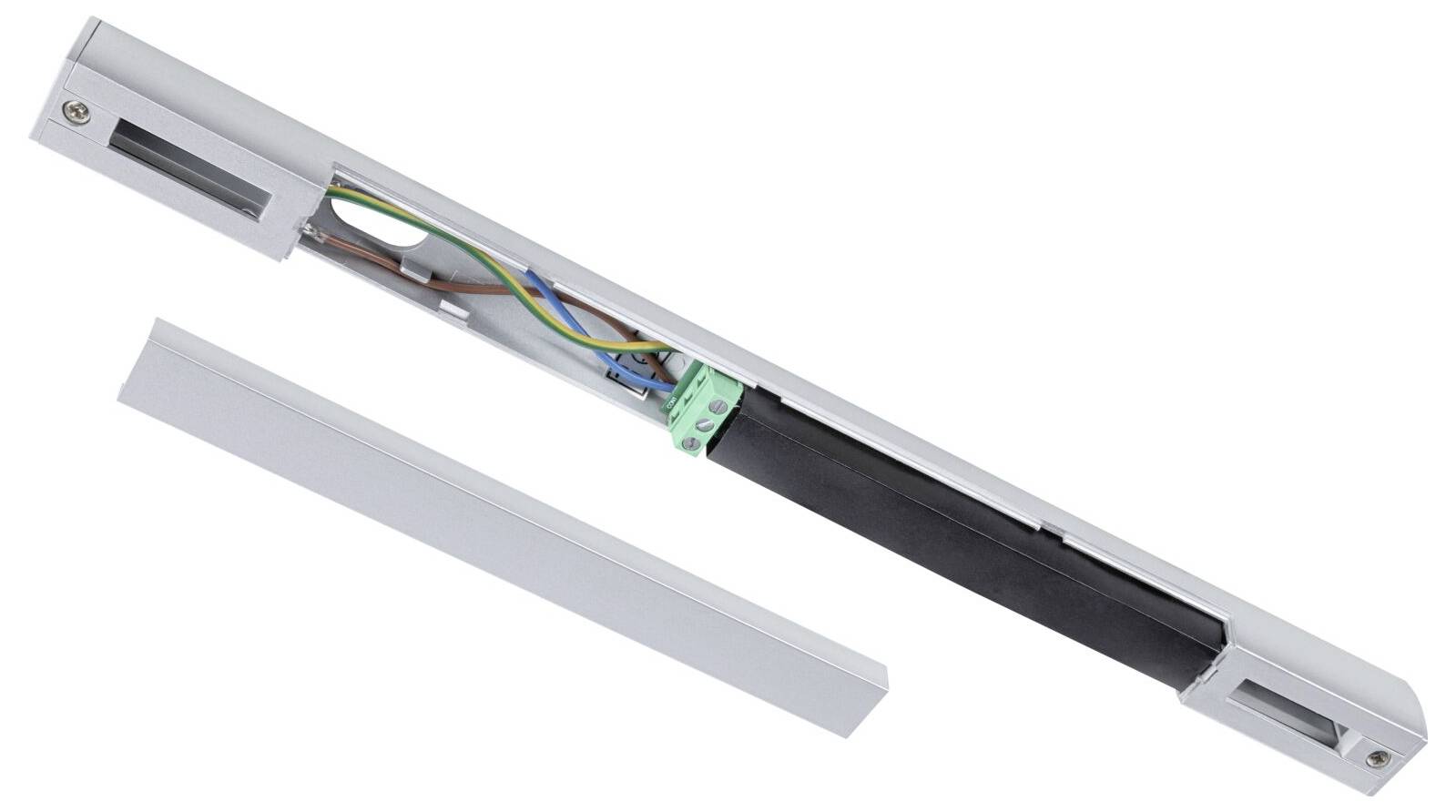 Paulmann 95667 Hochvolt-Schienensystem-Komponente Mitteleinspeiser Chrom (matt)