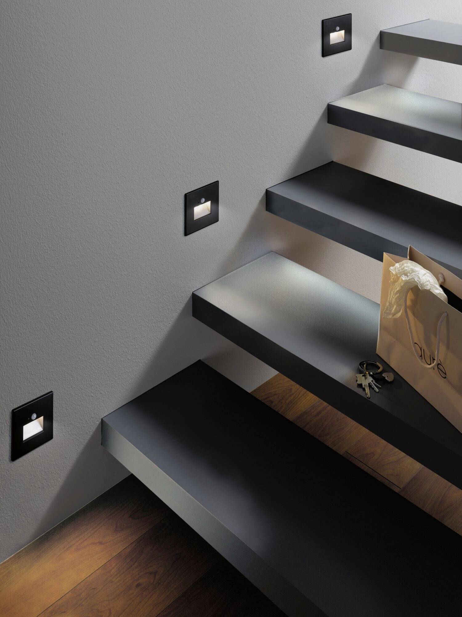 Paulmann 93135 LED-Wandeinbauleuchte LED 1.2W Schwarz