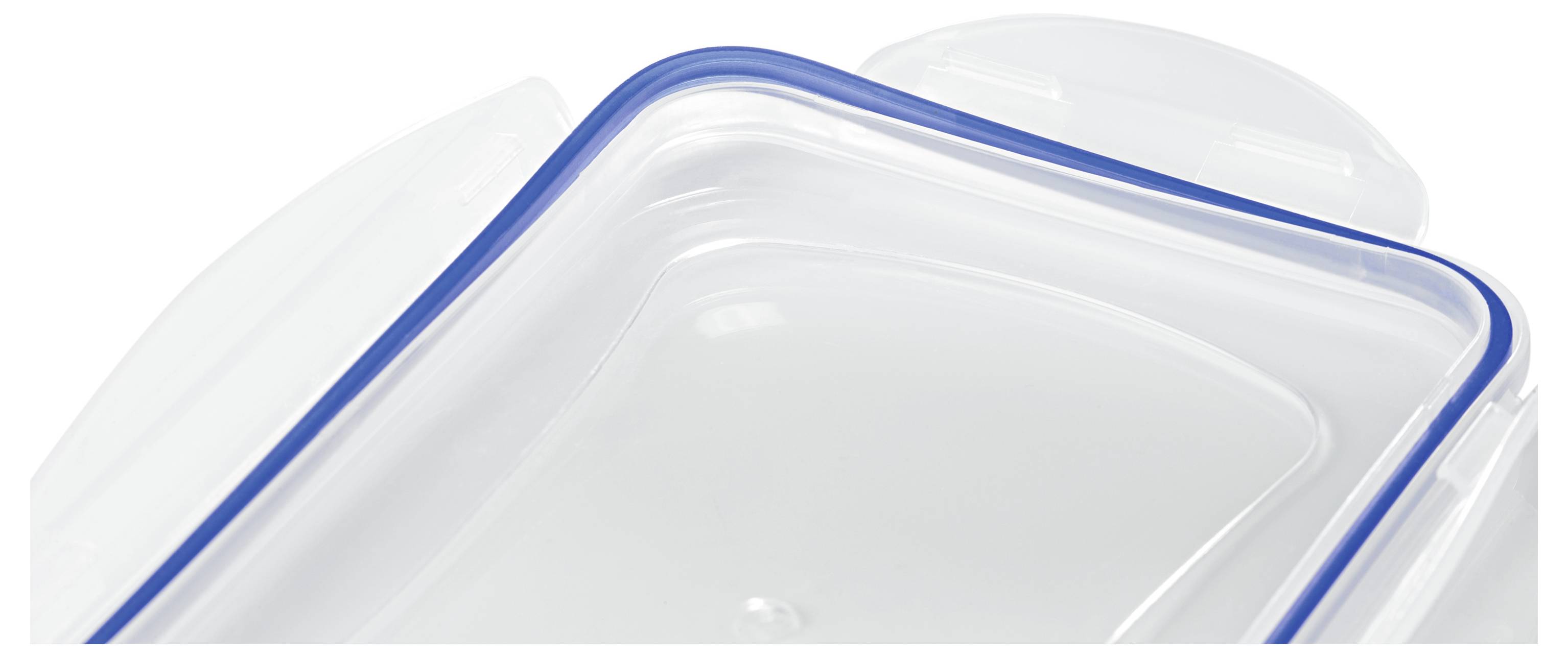 GourmetMaxx Klick-it Frischhaltedose 0.18 l, 0.4 l, 0.8 l, 1.2 l, 2.2l 5er Set Kunststoff mit Deckel, spülmaschinenfest