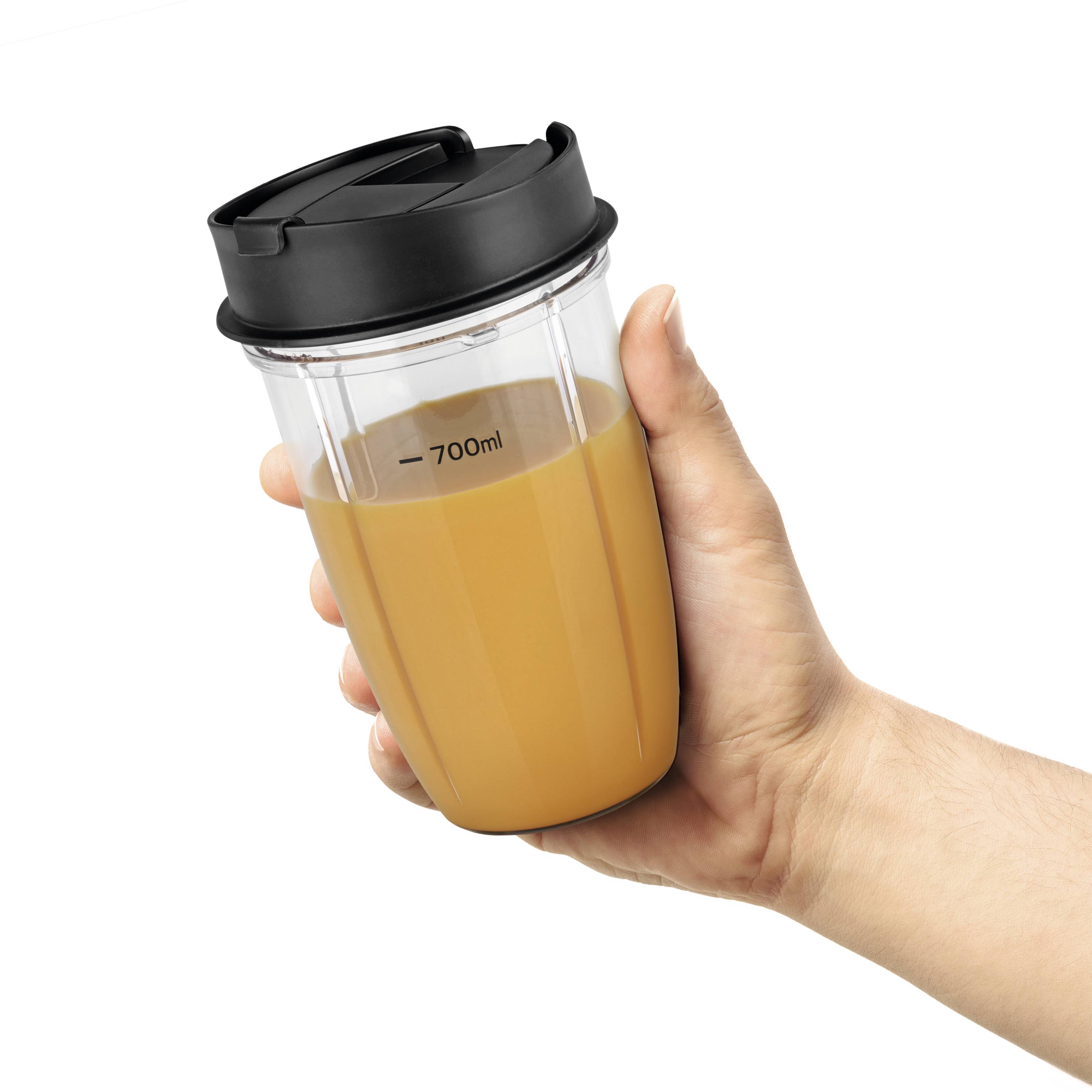 N8WERK Nutrition 8-tlg. Standmixer 800W Schwarz