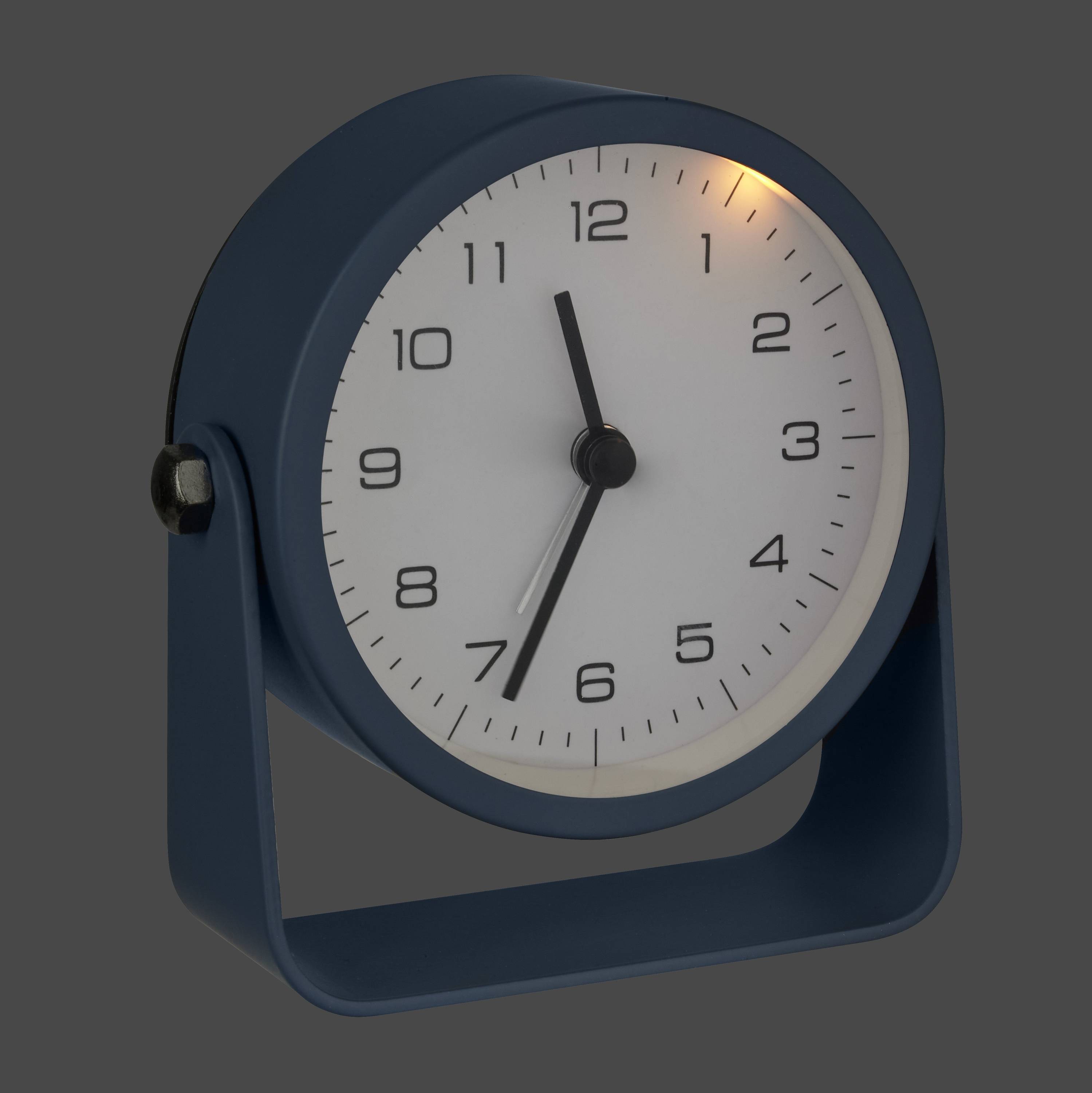 TFA Dostmann 60.1042.06 Quarz Tischuhr Blau Alarmzeiten 1 Leisegang-Uhrwerk