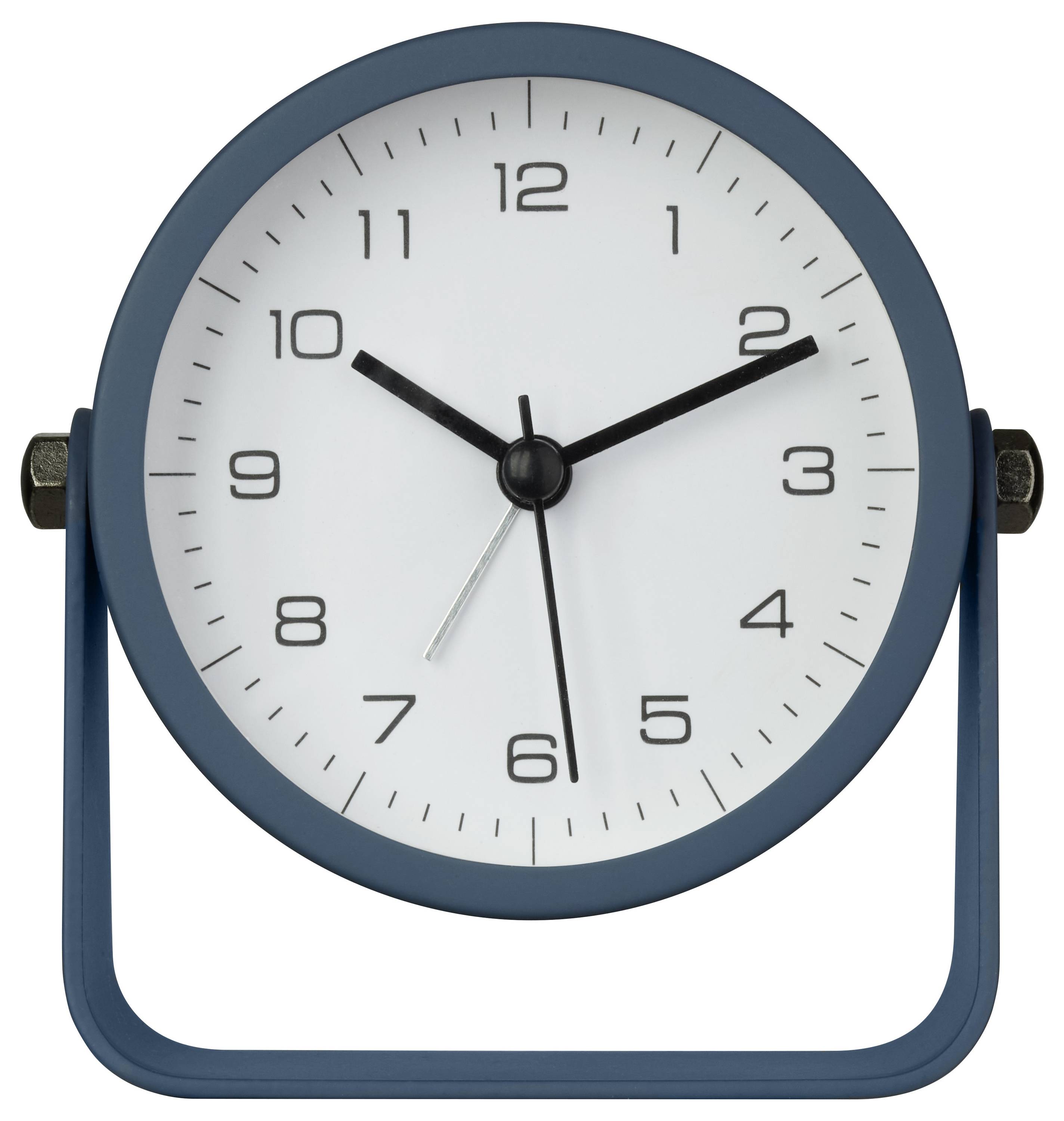 TFA Dostmann 60.1042.06 Quarz Tischuhr Blau Alarmzeiten 1 Leisegang-Uhrwerk