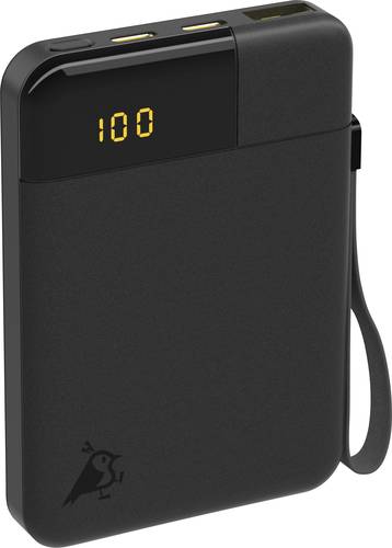 Aqiila Powerbird B5B Powerbank 5000 mAh LiPo USB-A, USB-C® Schwarz