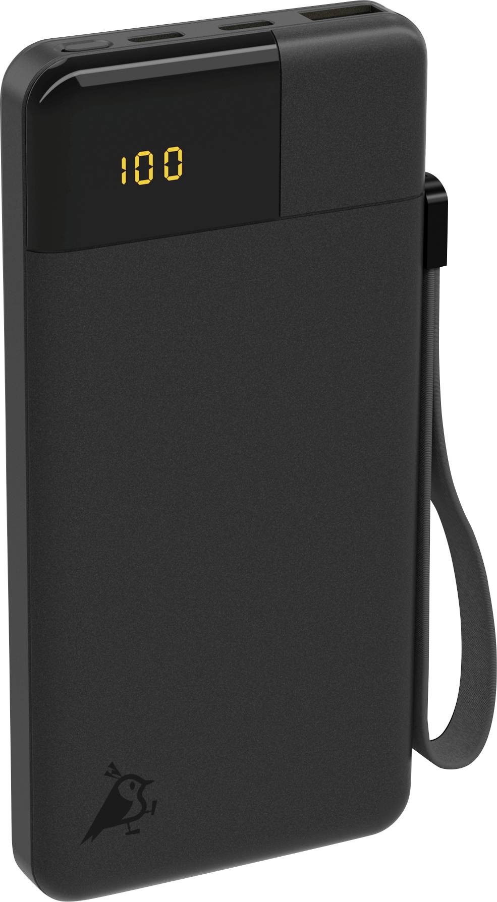 Aqiila Powerbird B10B Powerbank 10000 mAh LiPo USB-A, USB-C® Schwarz