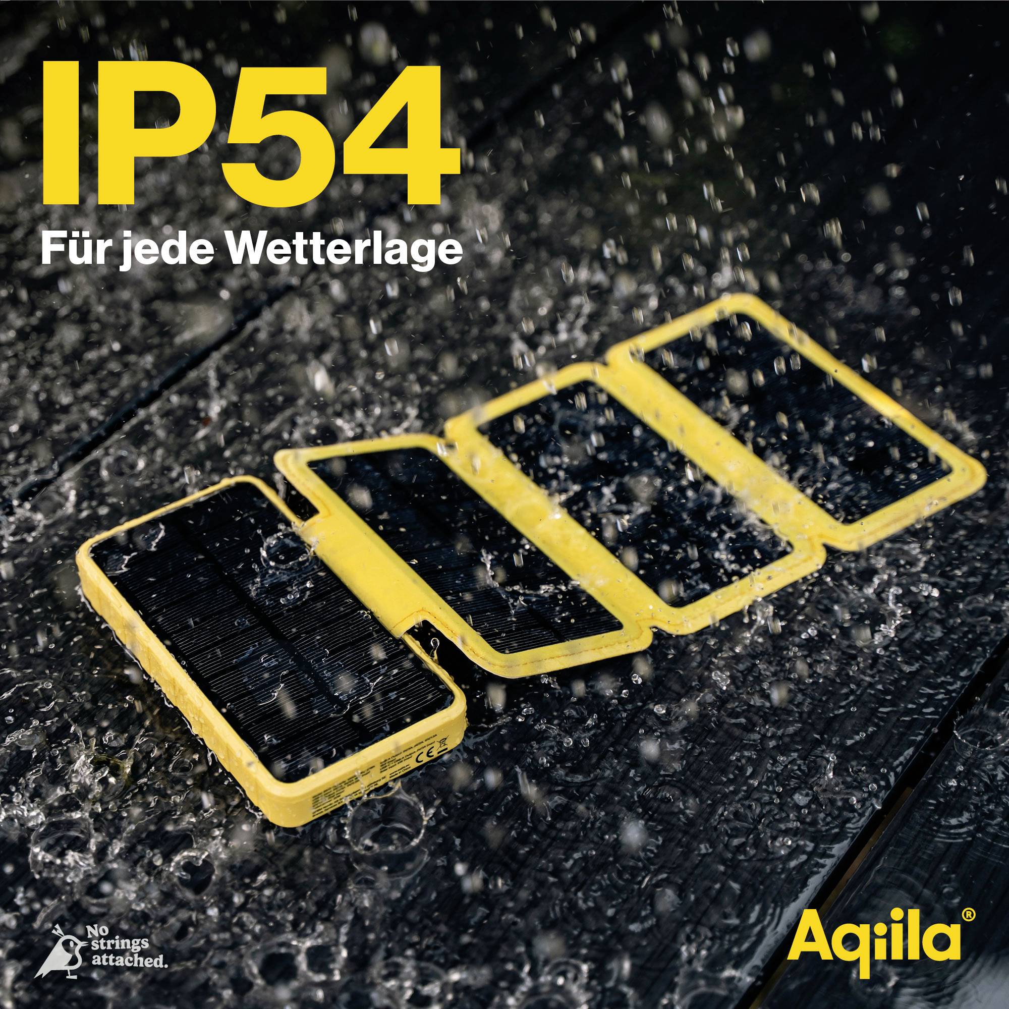 Aqiila Powerbird BS10 AQPBPBIBS1SG973 Solar-Powerbank 6W 10000 mAh