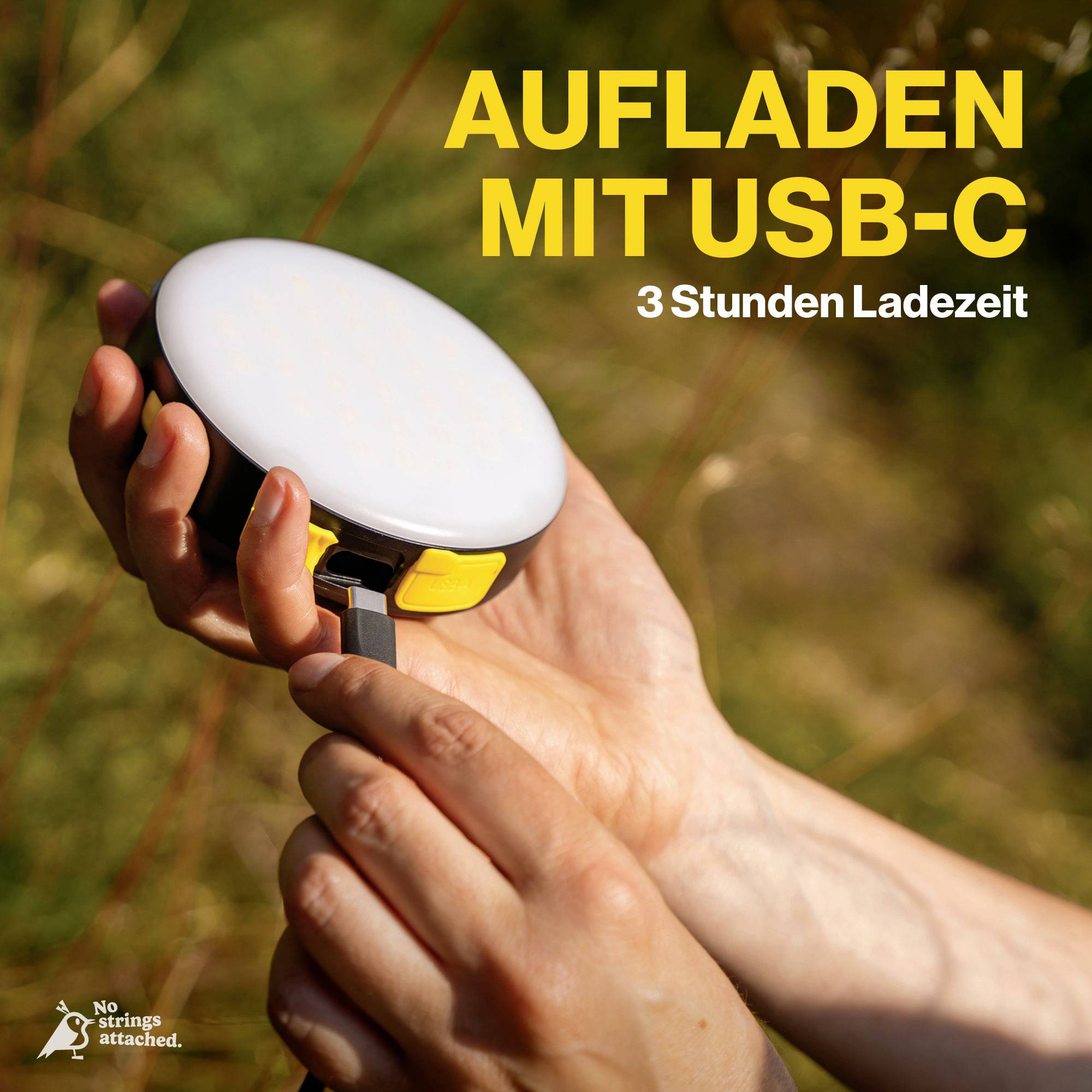 Aqiila AQPBPBIBL1SG980 Lightbird BL10 LED Camping-Leuchte 300lm akkubetrieben 278g