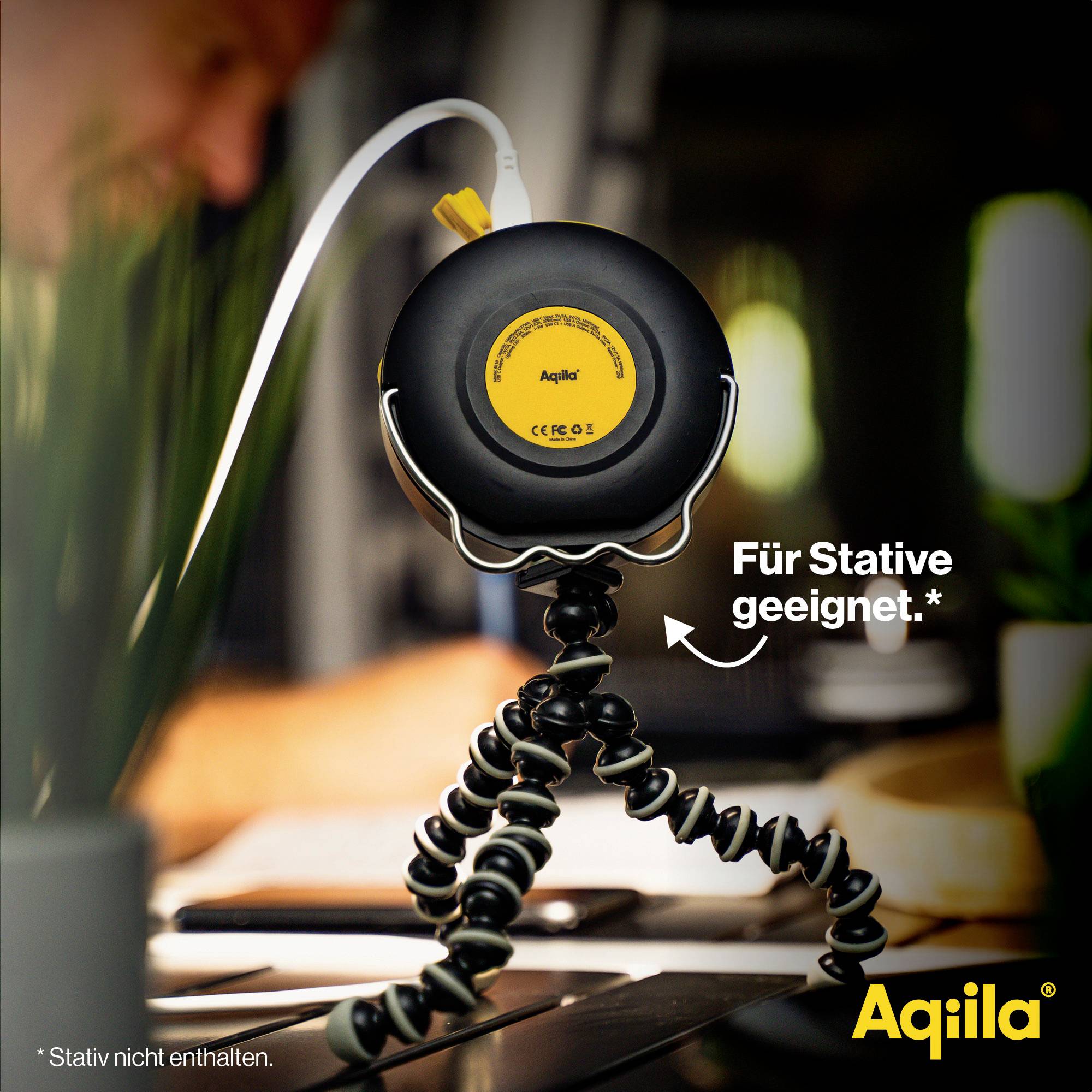 Aqiila AQPBPBIBL1SG980 Lightbird BL10 LED Camping-Leuchte 300lm akkubetrieben 278g