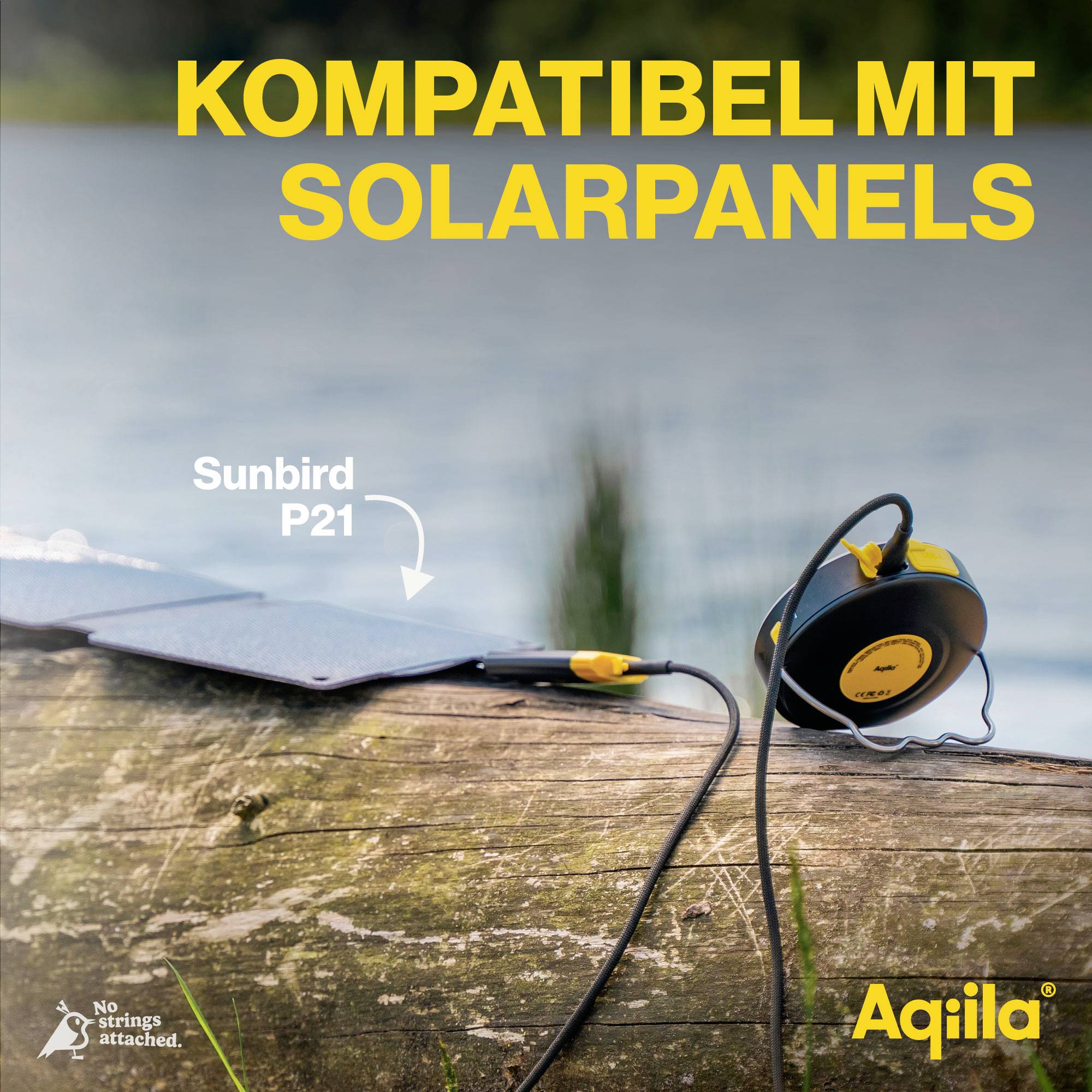 Aqiila AQPBPBIBL1SG980 Lightbird BL10 LED Camping-Leuchte 300lm akkubetrieben 278g