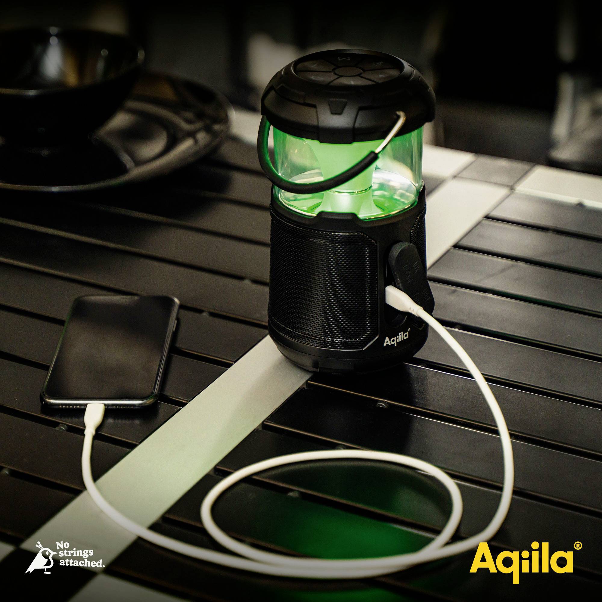 Aqiila AQPBB1BK444 Soundbird B10 LED Camping-Leuchte akkubetrieben 954g Schwarz