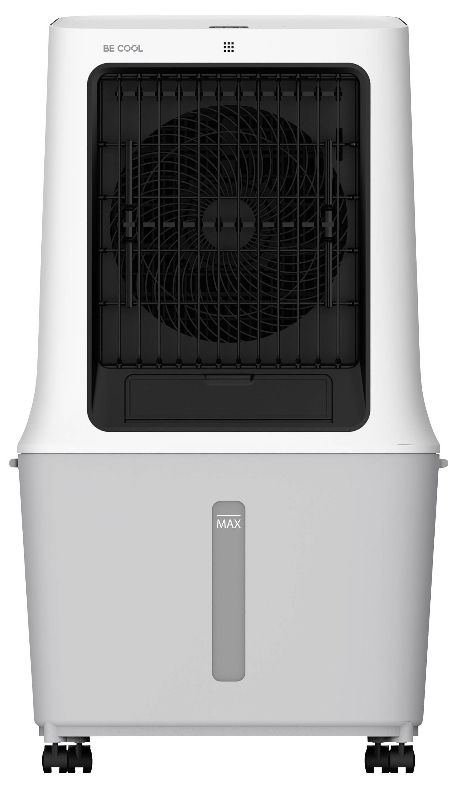 Be Cool Luftkühler 120W (L x B x H) 496 x 375 x 870mm Lichtgrau, Weiß App gesteuert, Timer, LED-Display, mit Fernbedienung