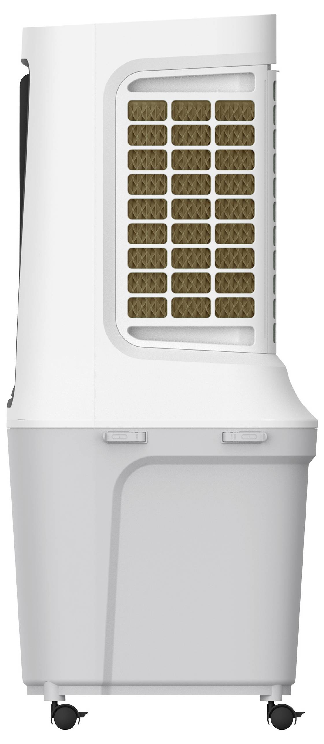 Be Cool Luftkühler 120W (L x B x H) 496 x 375 x 870mm Lichtgrau, Weiß App gesteuert, Timer, LED-Display, mit Fernbedienung