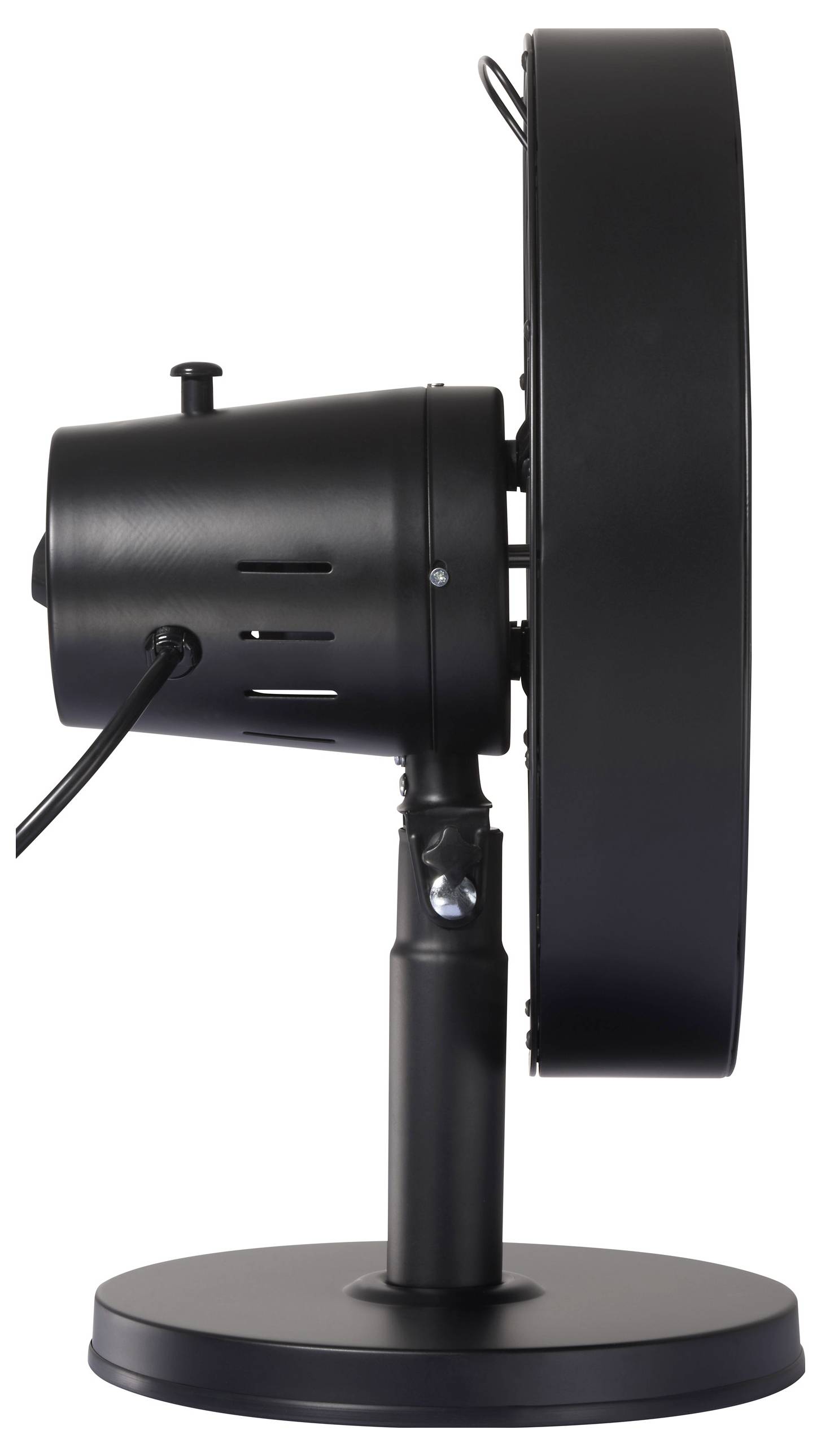 Sygonix Tischventilator 35W (Ø x H) 230mm x 475mm Schwarz Oszillierend