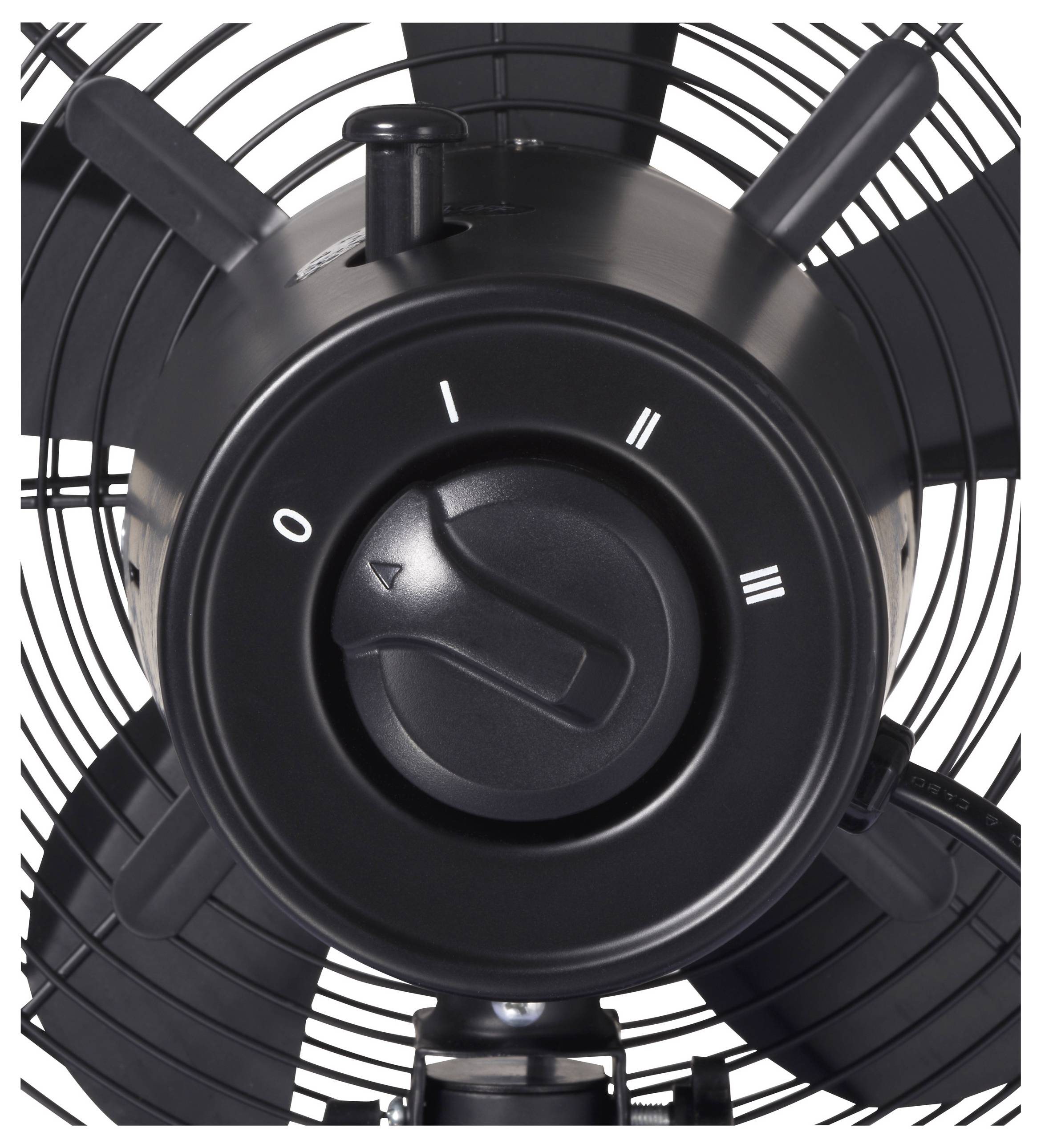 Sygonix Tischventilator 35W (Ø x H) 230mm x 475mm Schwarz Oszillierend