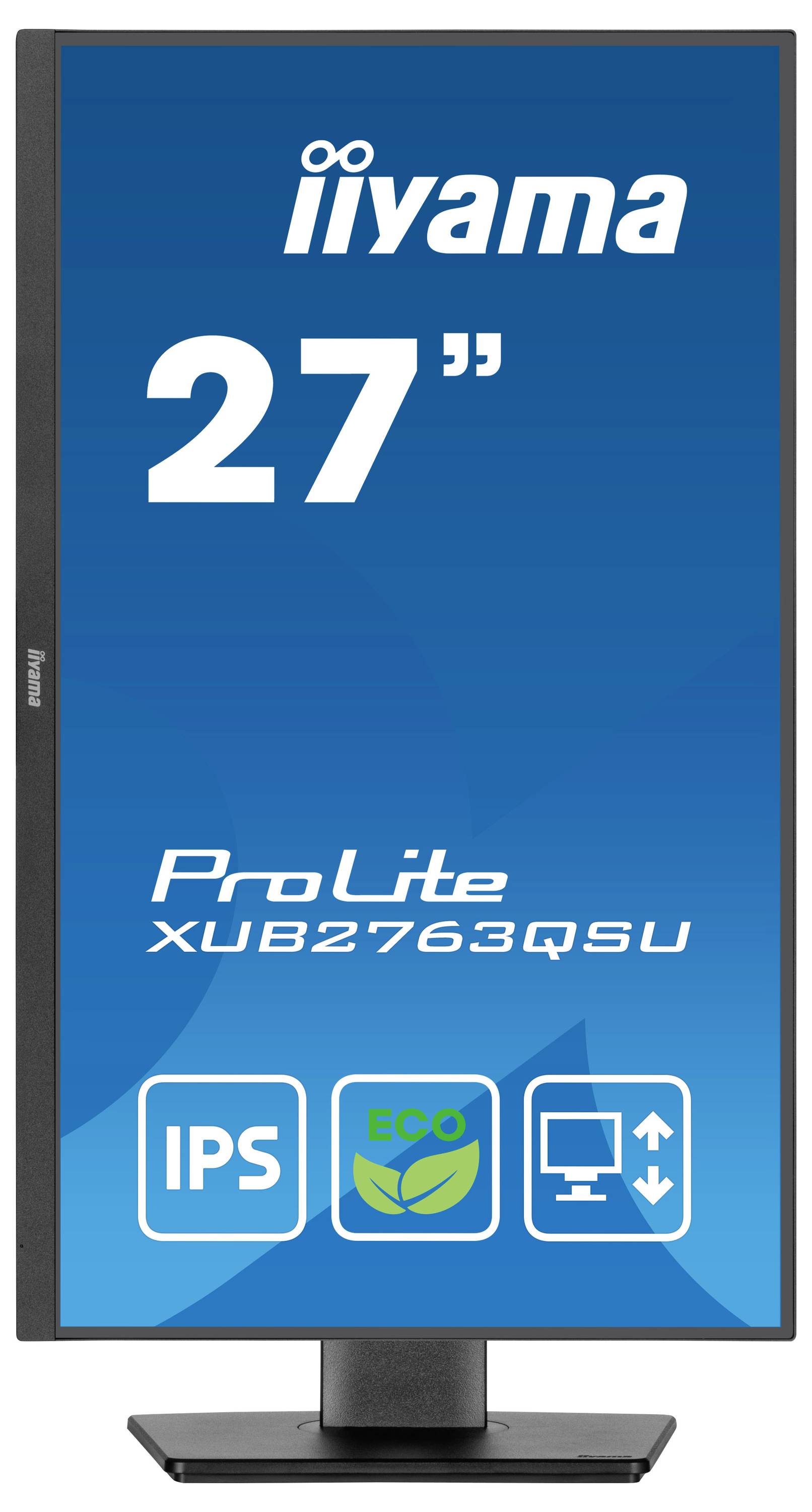 Iiyama 27" IPS-panel Green Choice, 2560x1440@10 LED-Monitor EEK B (A - G) 68.6cm (27 Zoll) 16:9 2 ms DisplayPort, HDMI® IPS LED