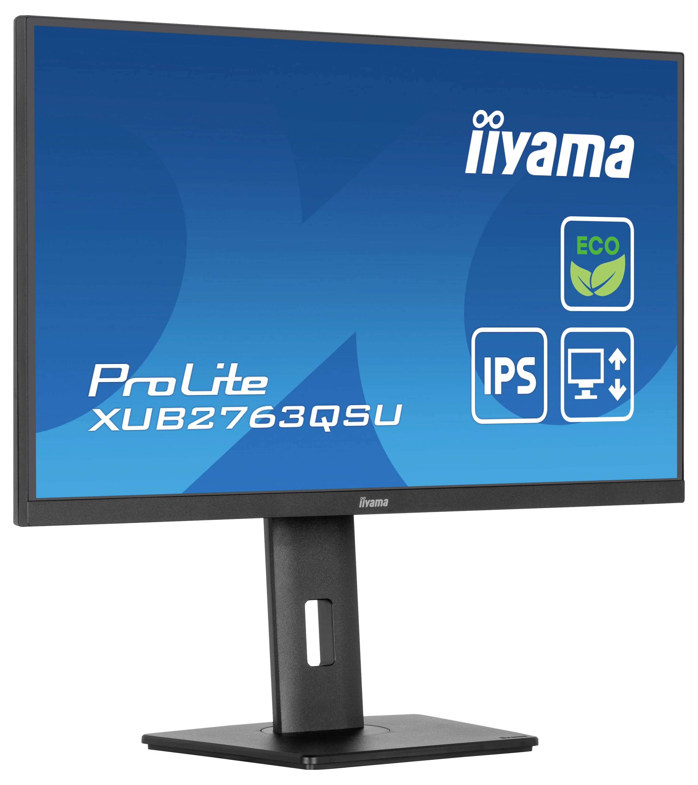 Iiyama 27" IPS-panel Green Choice, 2560x1440@10 LED-Monitor EEK B (A - G) 68.6cm (27 Zoll) 16:9 2 ms DisplayPort, HDMI® IPS LED