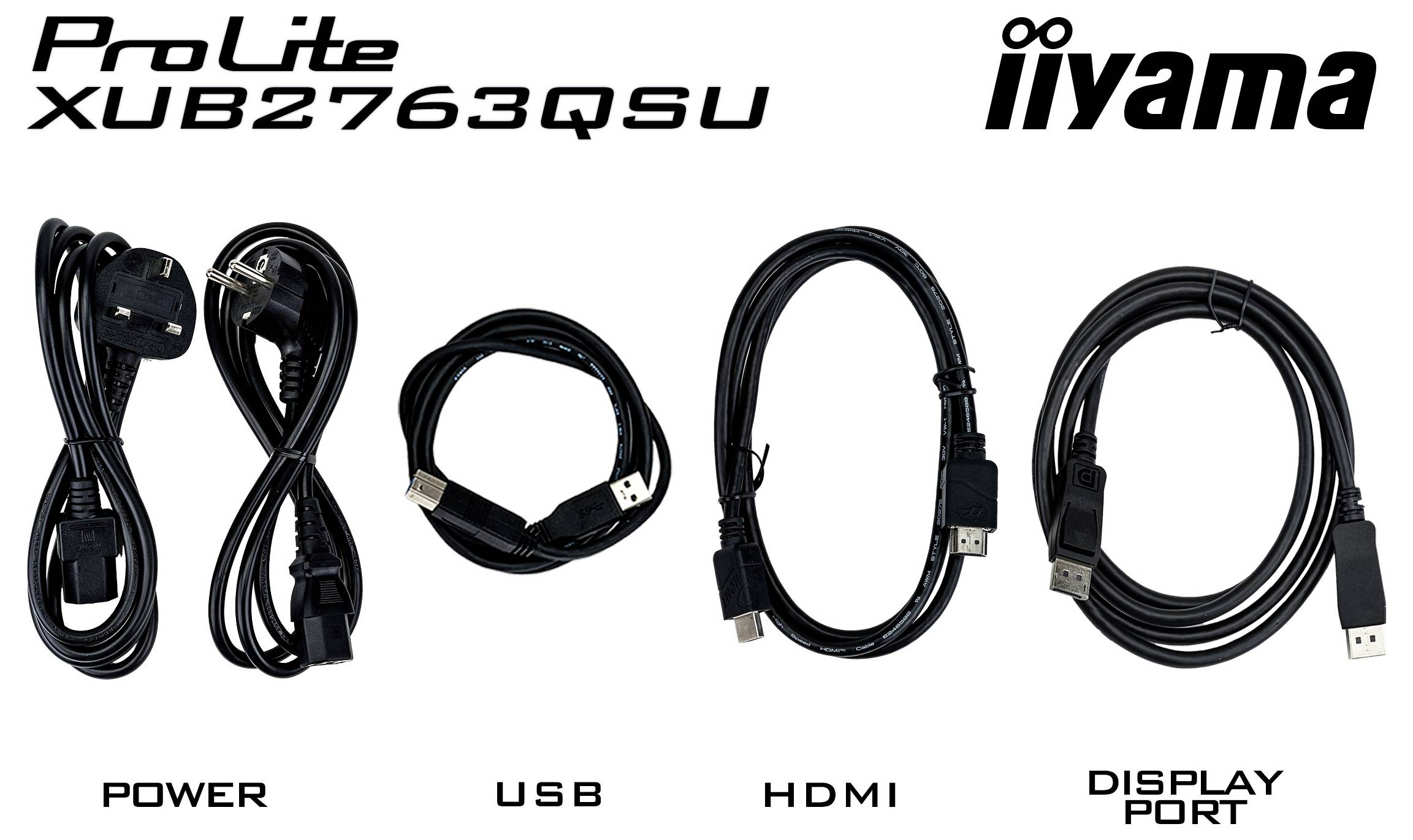 Iiyama 27" IPS-panel Green Choice, 2560x1440@10 LED-Monitor EEK B (A - G) 68.6cm (27 Zoll) 16:9 2 ms DisplayPort, HDMI® IPS LED