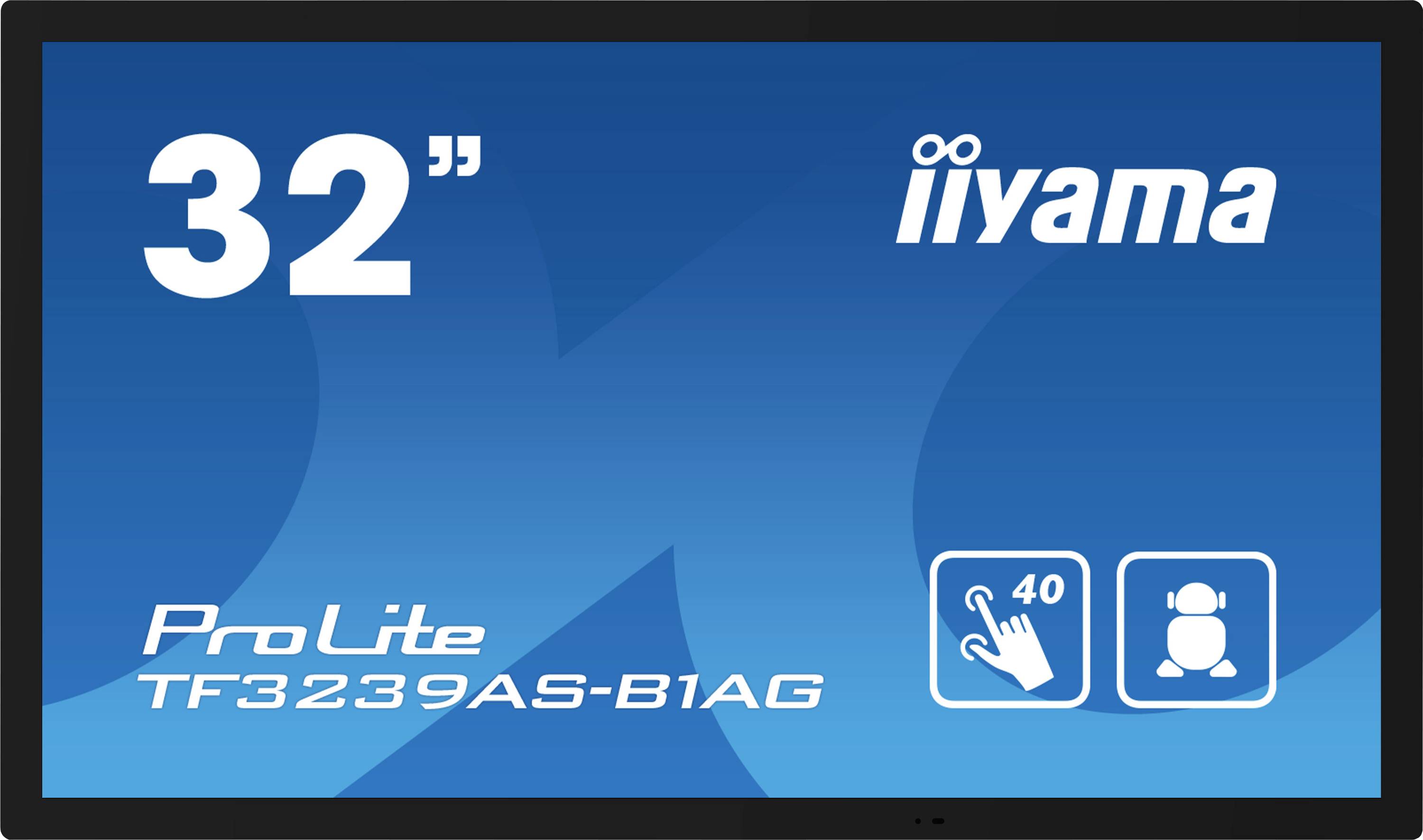 Iiyama 32" Bonded PCAP Anti-glare Bezel Free 40 Digital Signage Display EEK: F (A - G) 80cm 31.5 Zoll 1920 x 1080 Pixel 24/7
