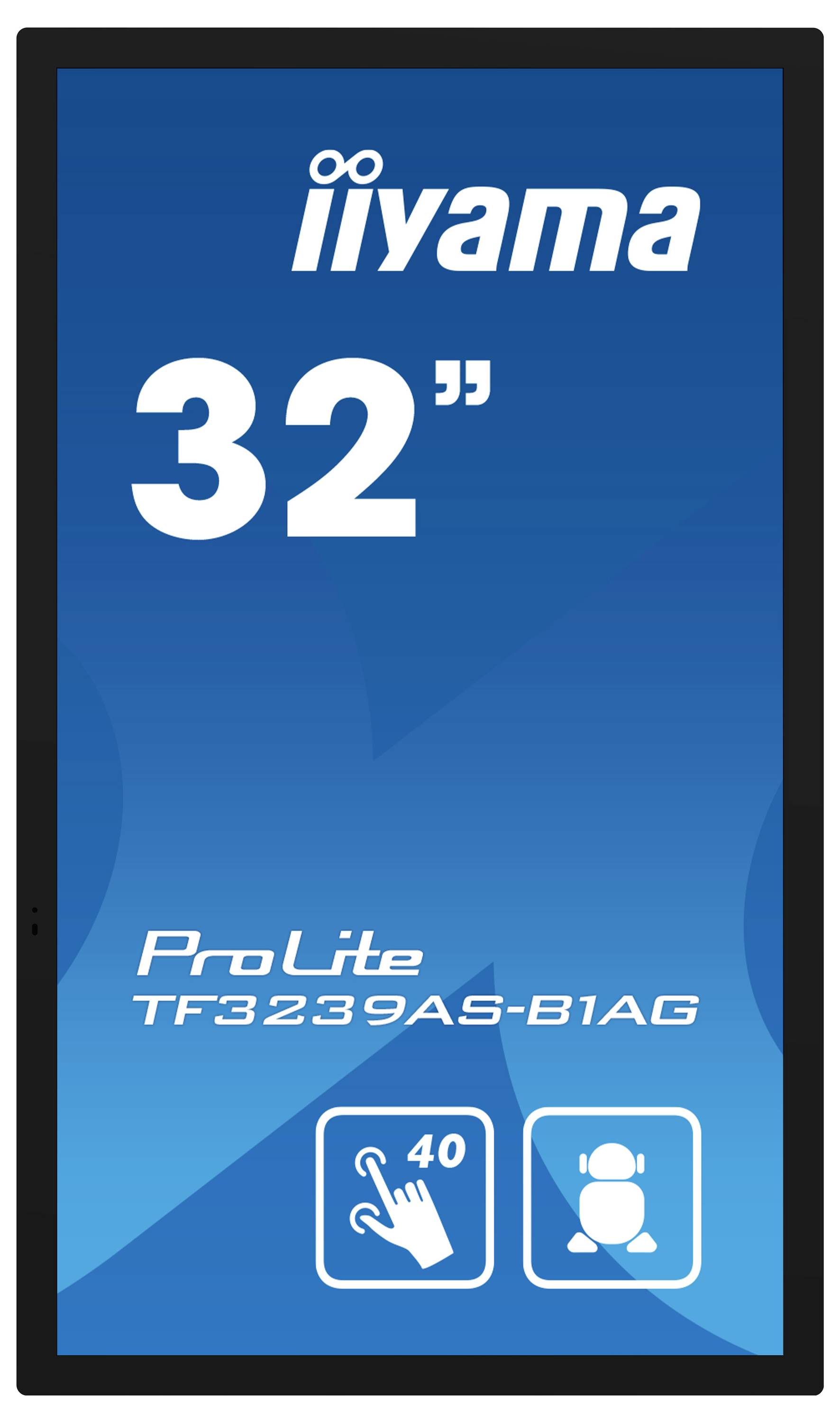 Iiyama 32" Bonded PCAP Anti-glare Bezel Free 40 Digital Signage Display EEK: F (A - G) 80cm 31.5 Zoll 1920 x 1080 Pixel 24/7