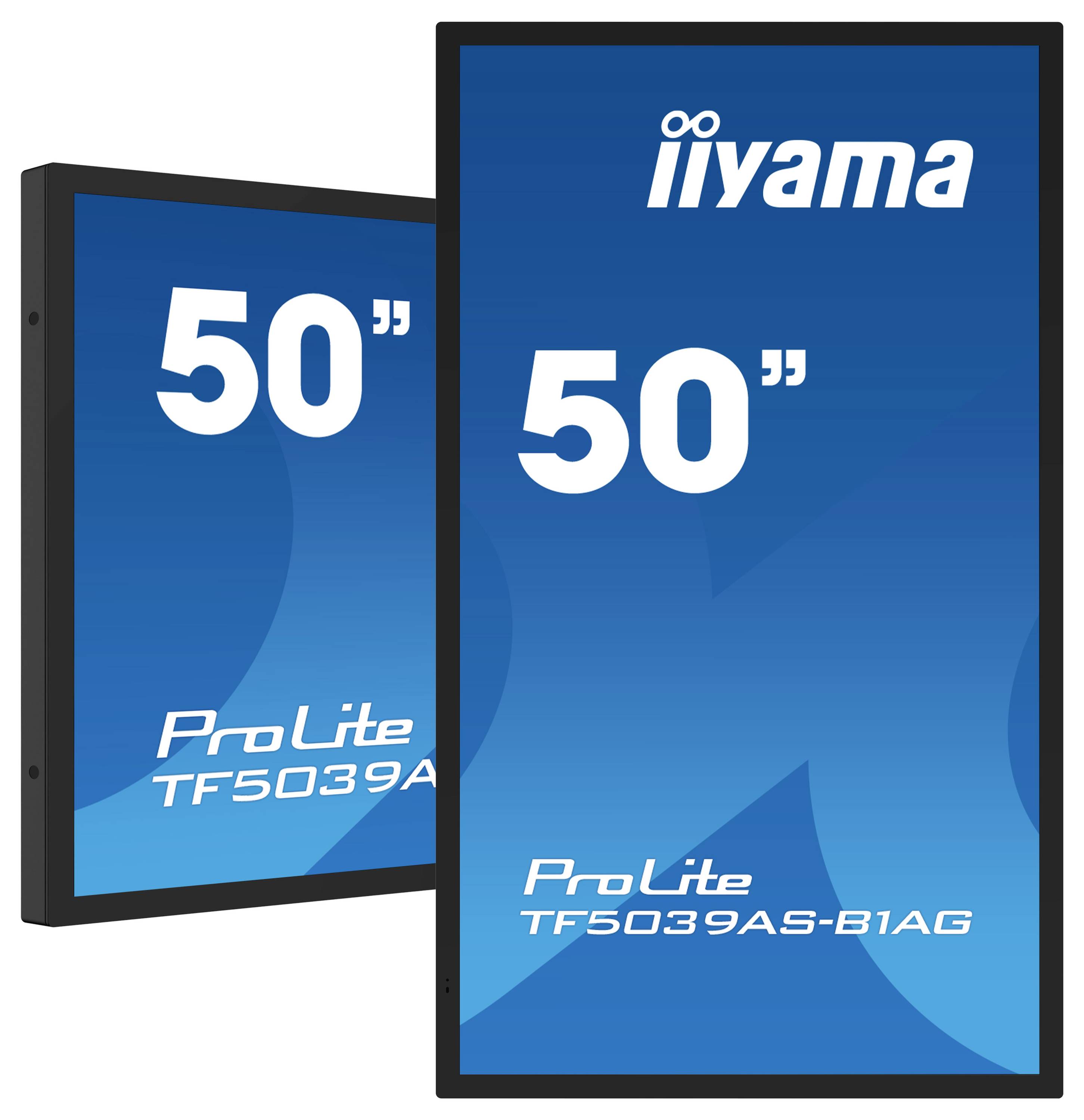 Iiyama 50" Bonded PCAP Anti-glare Bezel Free 40 Digital Signage Display EEK: F (A - G) 125.7 cm 49.5 Zoll 3840 x 2160 Pixel 24/7