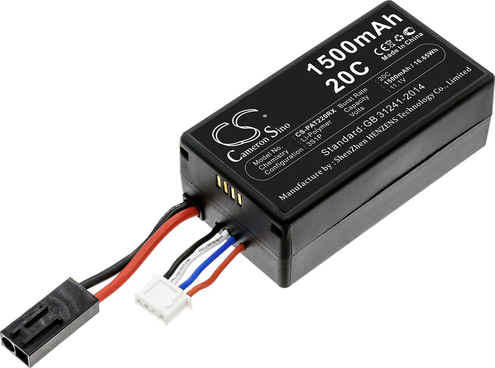 CS Cameron Sino CS-PAT220RX Modellbau-Akkupack (LiPo)