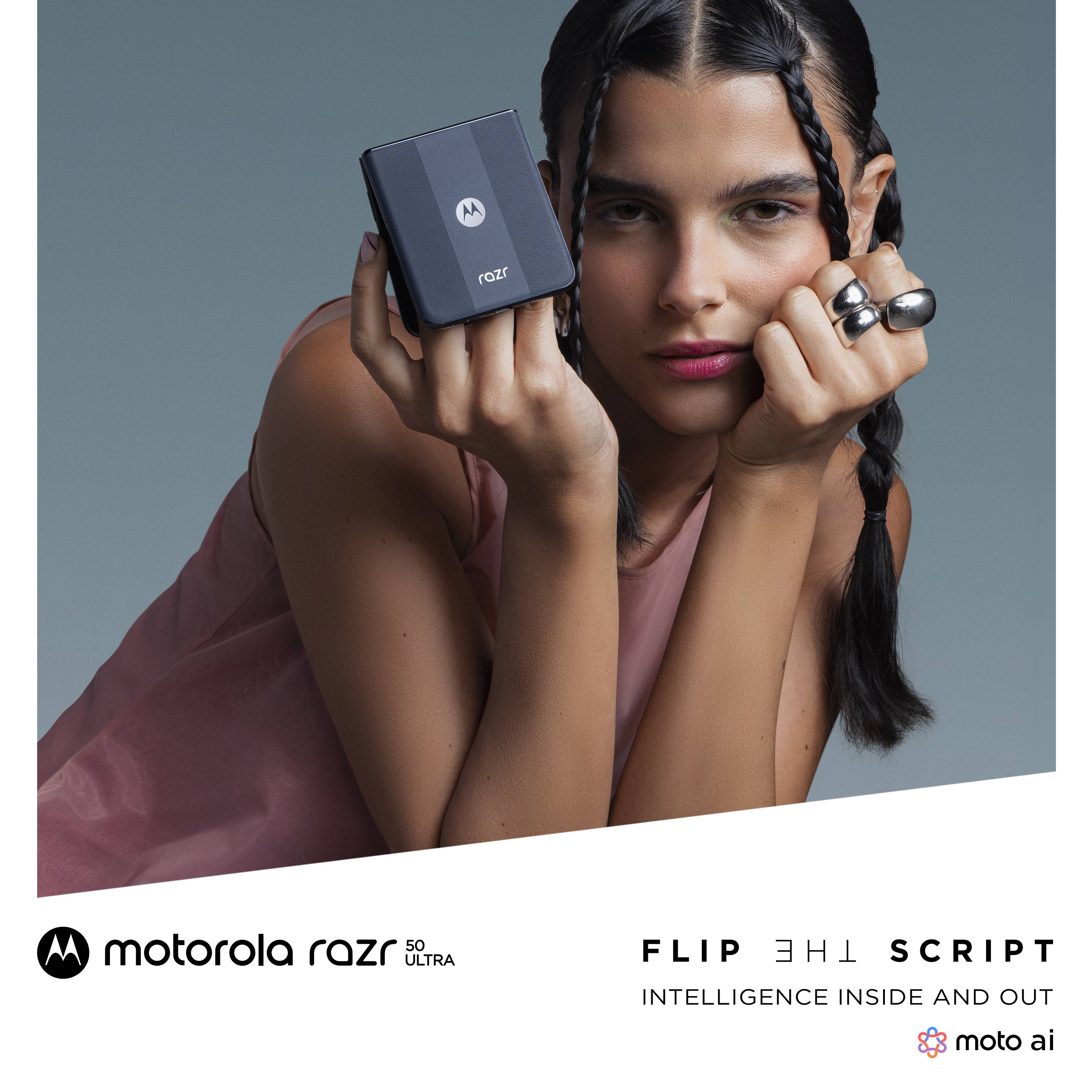 Motorola razr50 ultra 512 GB Midnight Blue 17.5 cm (6.9 Zoll) Smartphone