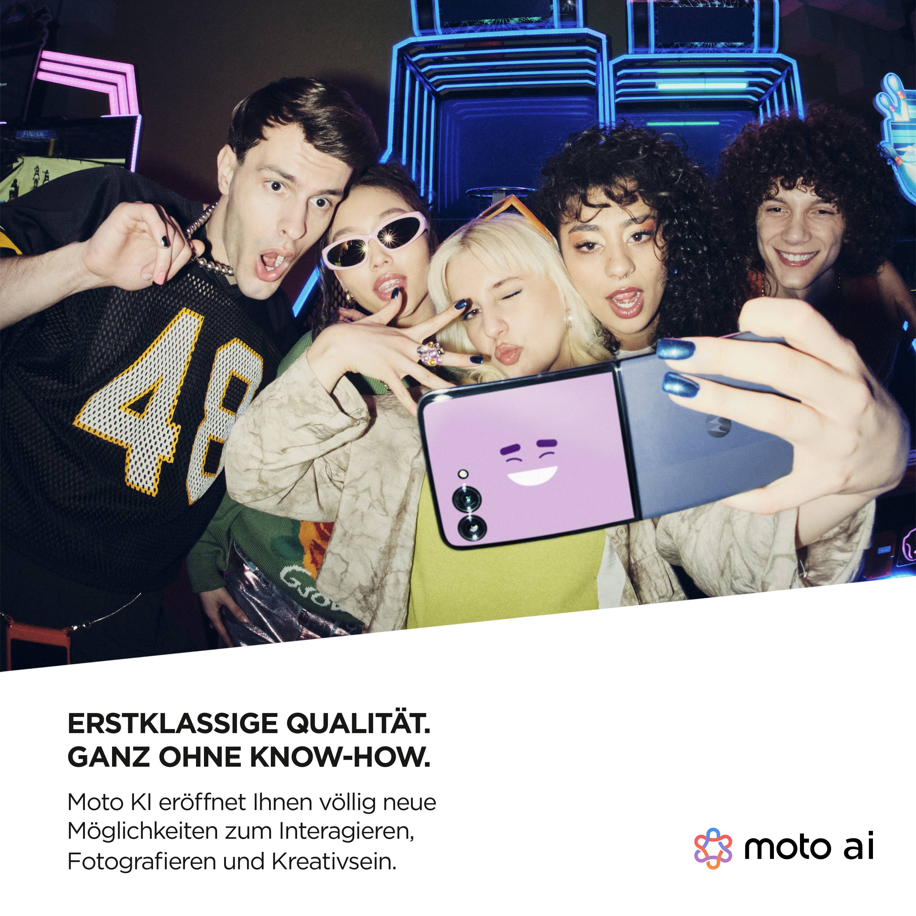 Motorola razr50 ultra 512 GB Midnight Blue 17.5 cm (6.9 Zoll) Smartphone