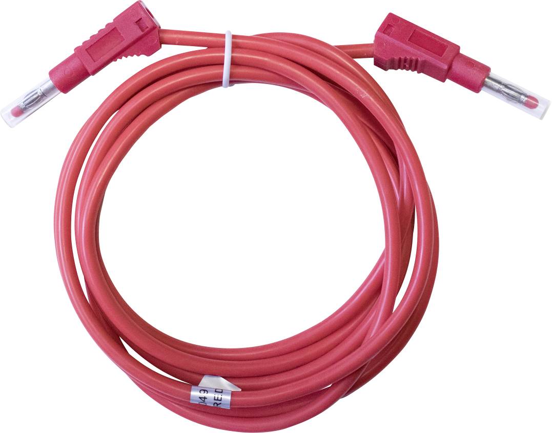 Mueller Electric BU-2323-10-36-2 Messleitung Bananenstecker 4 mm Bananenstecker 4 mm 91.4 cm Rot 1