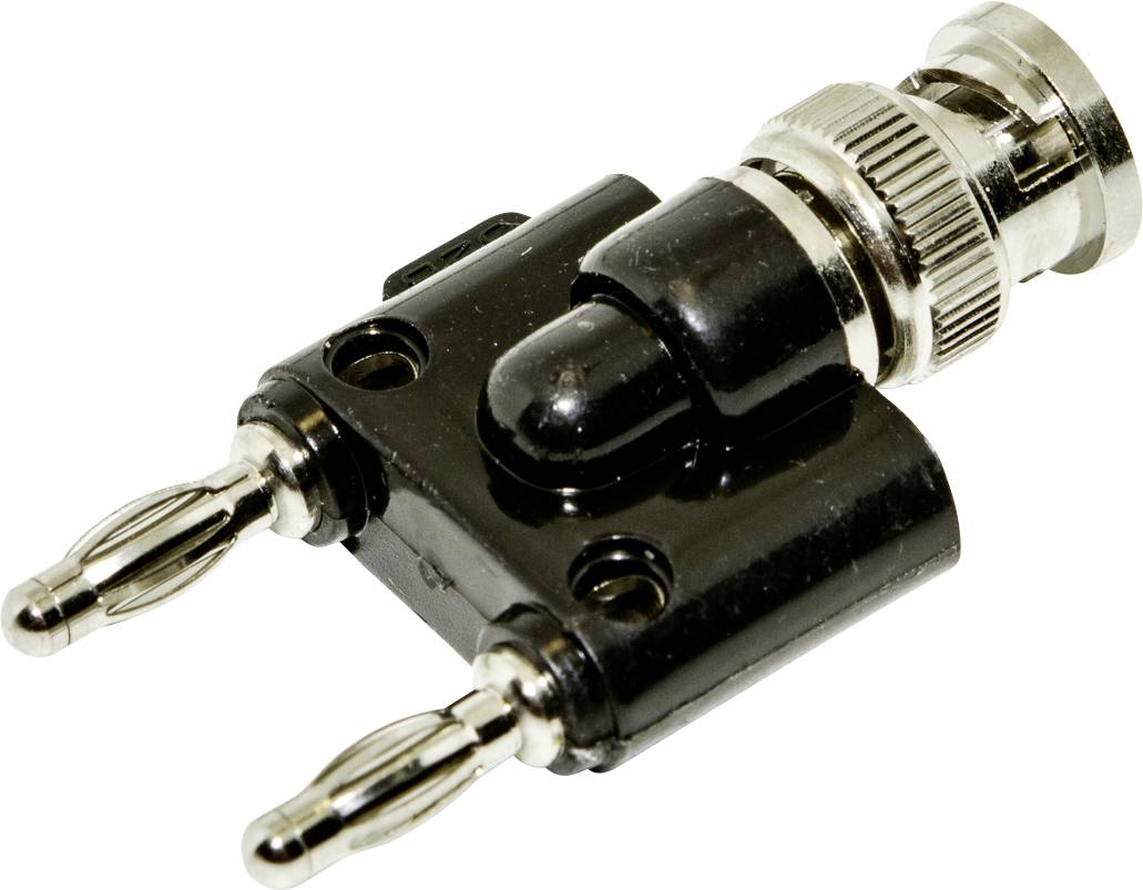 Mueller Electric BU-P1270 Adapterstecker BNC-Buchse - Bananenbuchse 4mm Schwarz, Messing