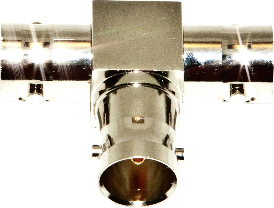 Mueller Electric BU-P6738 Adapterstecker BNC-Buchse - BNC-Buchse Messing