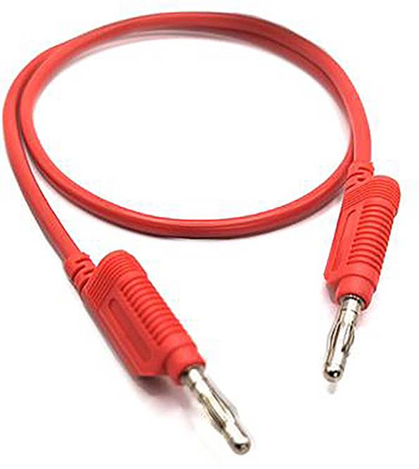 Mueller Electric 22.170-.50M-2 Messleitung Bananenstecker 4 mm Bananenstecker 4 mm 0.5 m Rot 1 St.