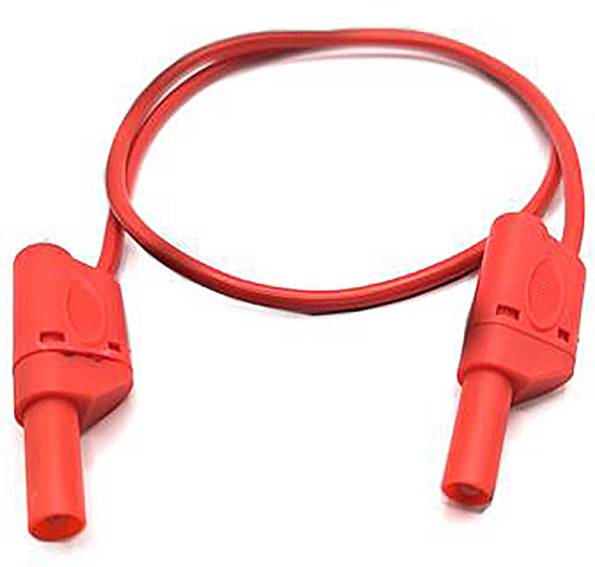 Mueller Electric 22.421-.25M-2 Messleitung Bananenstecker 4mm Bananenstecker 4mm 0.25m Rot 1St.