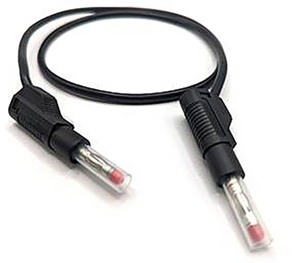 Mueller Electric 22.451-1.5M-0 Messleitung Bananenstecker 4mm Bananenstecker 4mm 1.5m Schwarz 1St.