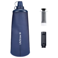 LifeStraw Faltbare Trinkflasche Blau 1 l LSPSF1MBWW LifeStraw Faltbare Trinkflasche Blau 1 l LSPSF1MBWW