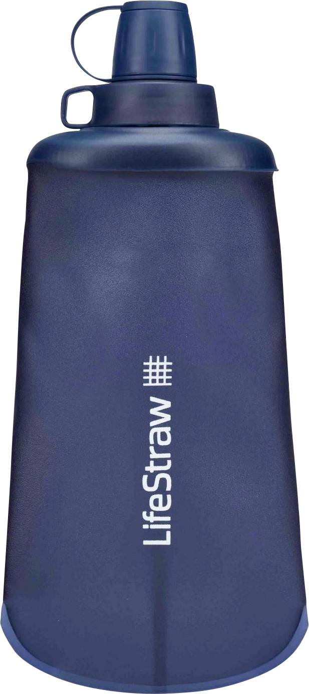 LifeStraw Faltbare Trinkflasche Blau 0.65 l LSPSFMLMBWW