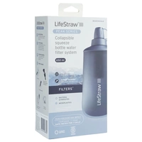 LifeStraw Faltbare Trinkflasche Blau 0.65l LSPSFMLMBWW LifeStraw Faltbare Trinkflasche Blau 0.65l LSPSFMLMBWW