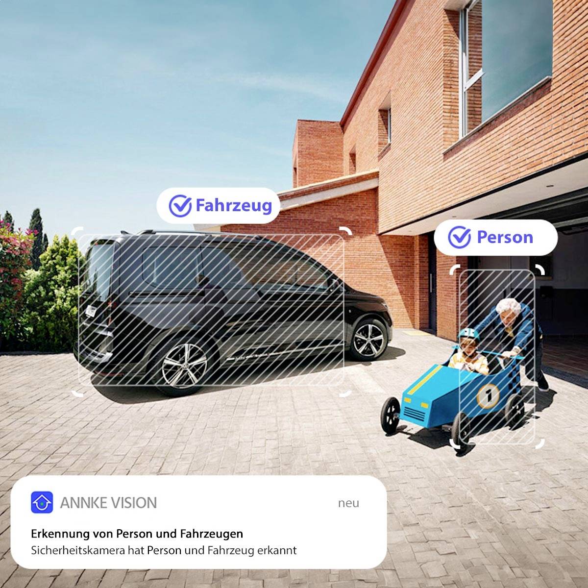 Annke I91DQ LAN IP Überwachungskamera 3840 x 2160 Pixel