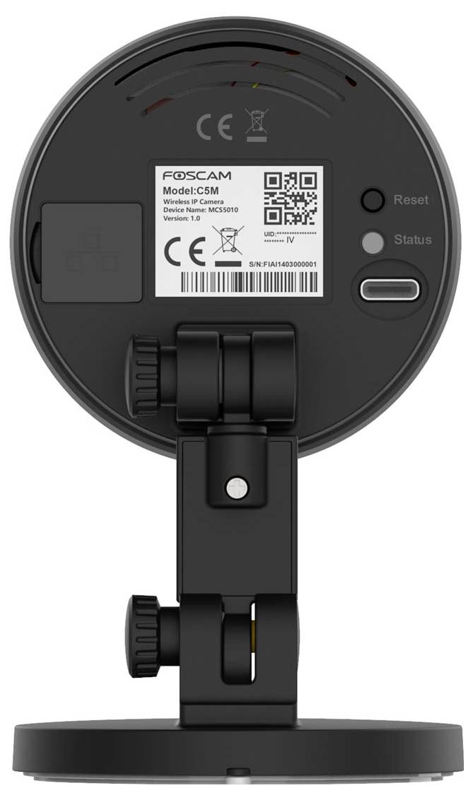 Foscam C5M (black) WLAN IP Überwachungskamera 3072 x 1728 Pixel